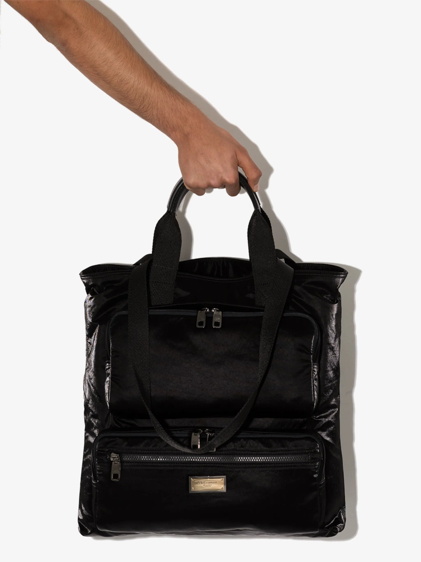 Nero Sicilia DNA messenger bag