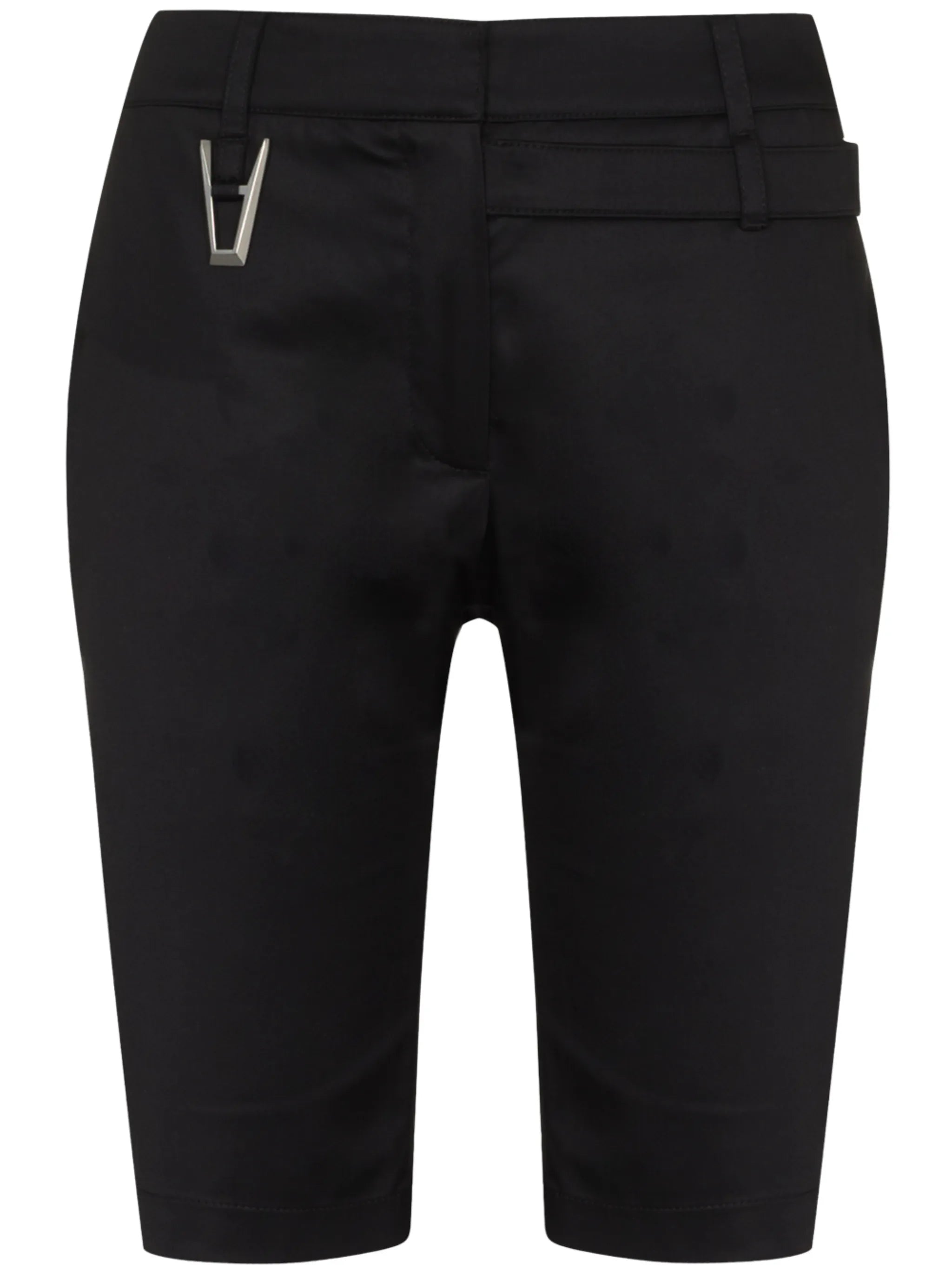 Punk belted shorts