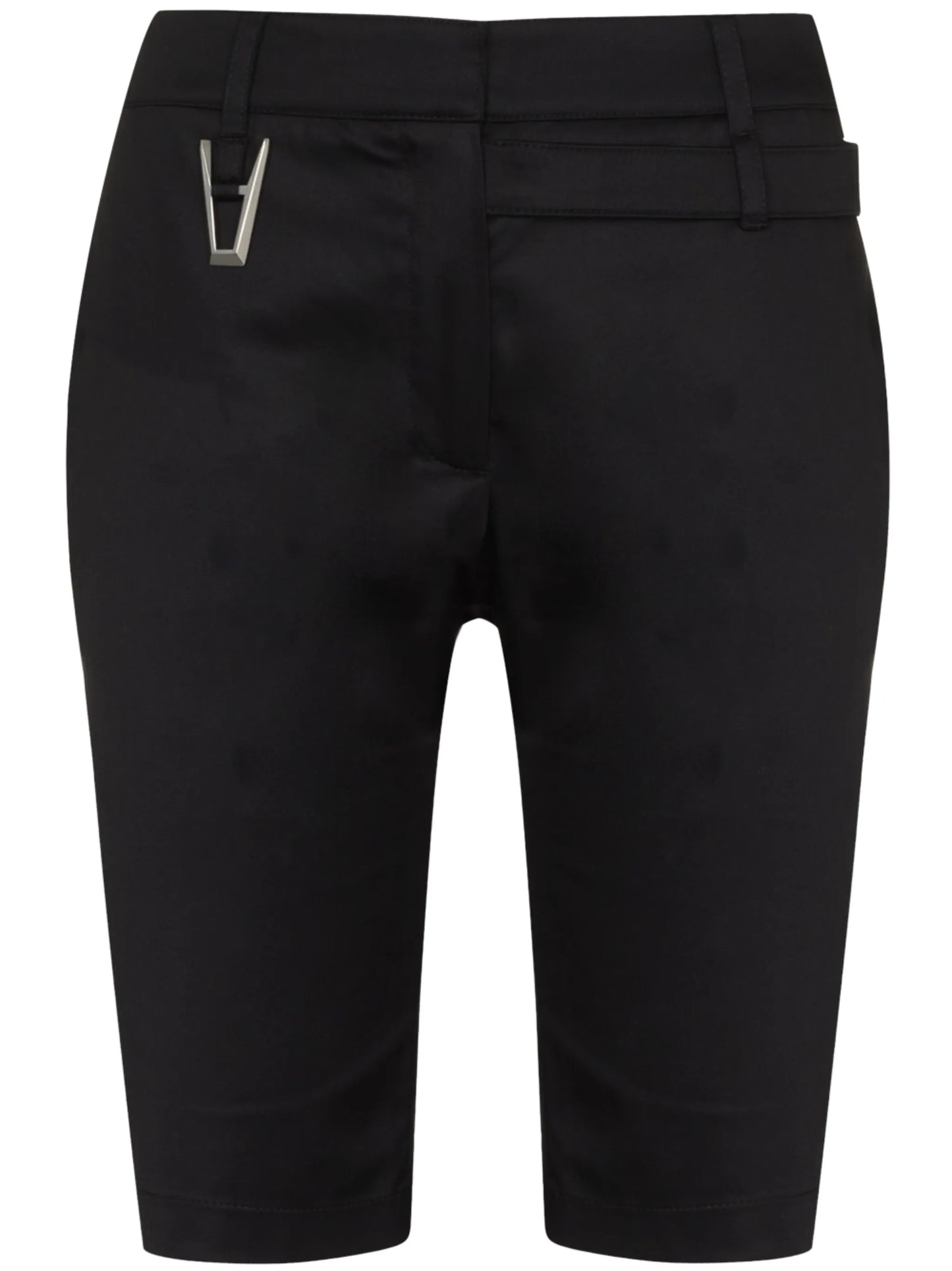 Punk belted shorts