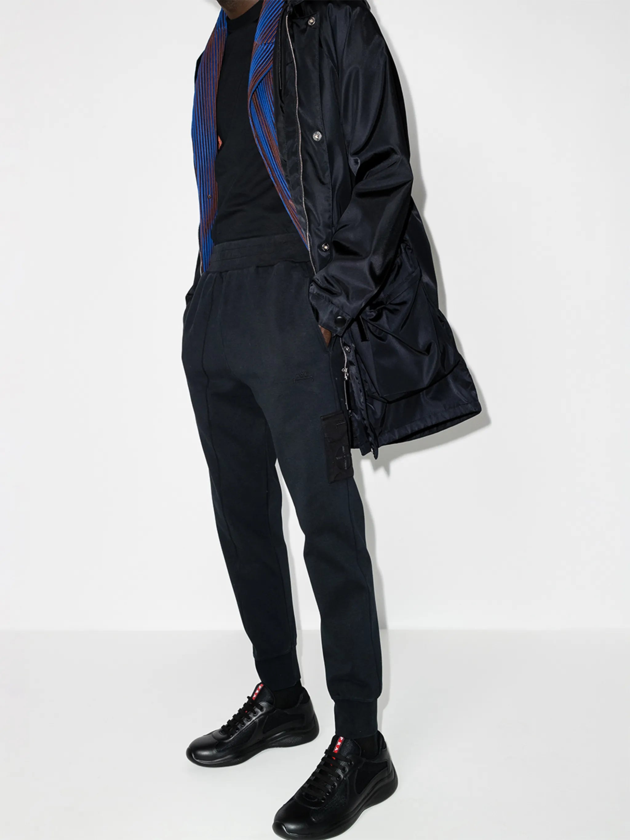 tapered-leg track pants