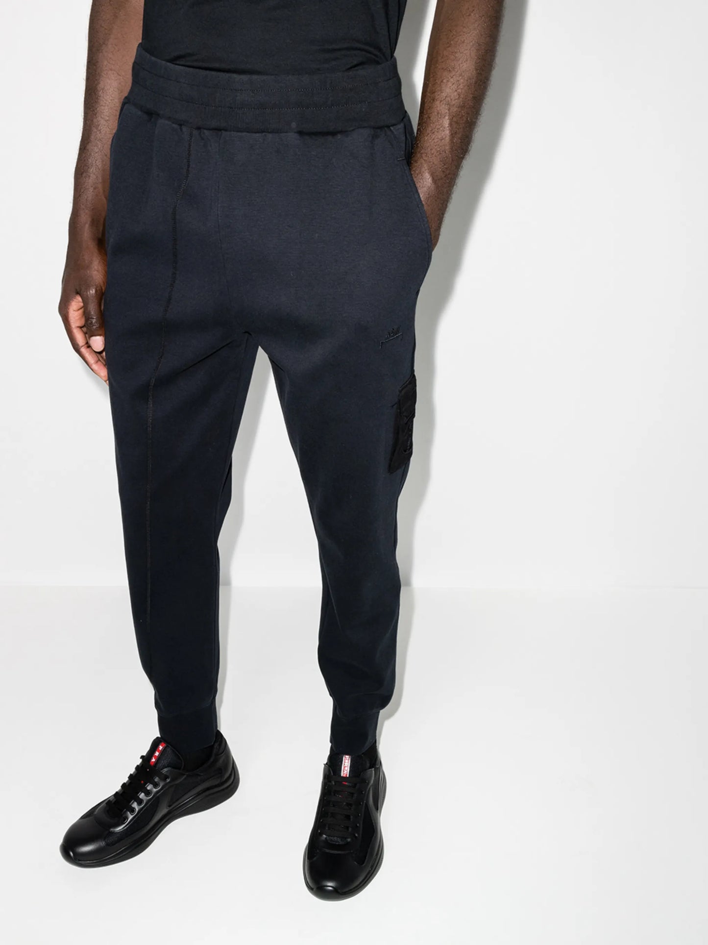 tapered-leg track pants