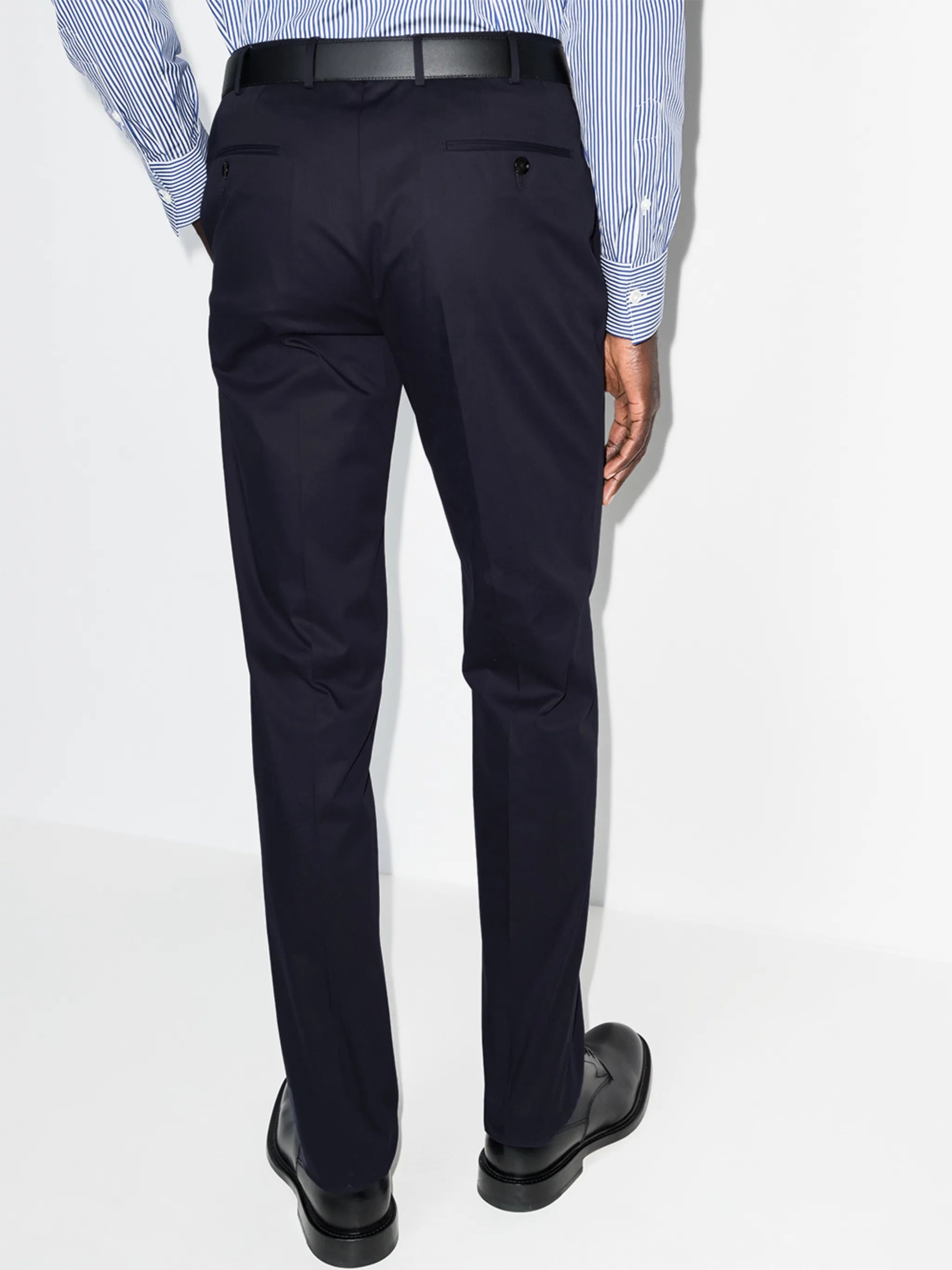 tailored cotton trousers