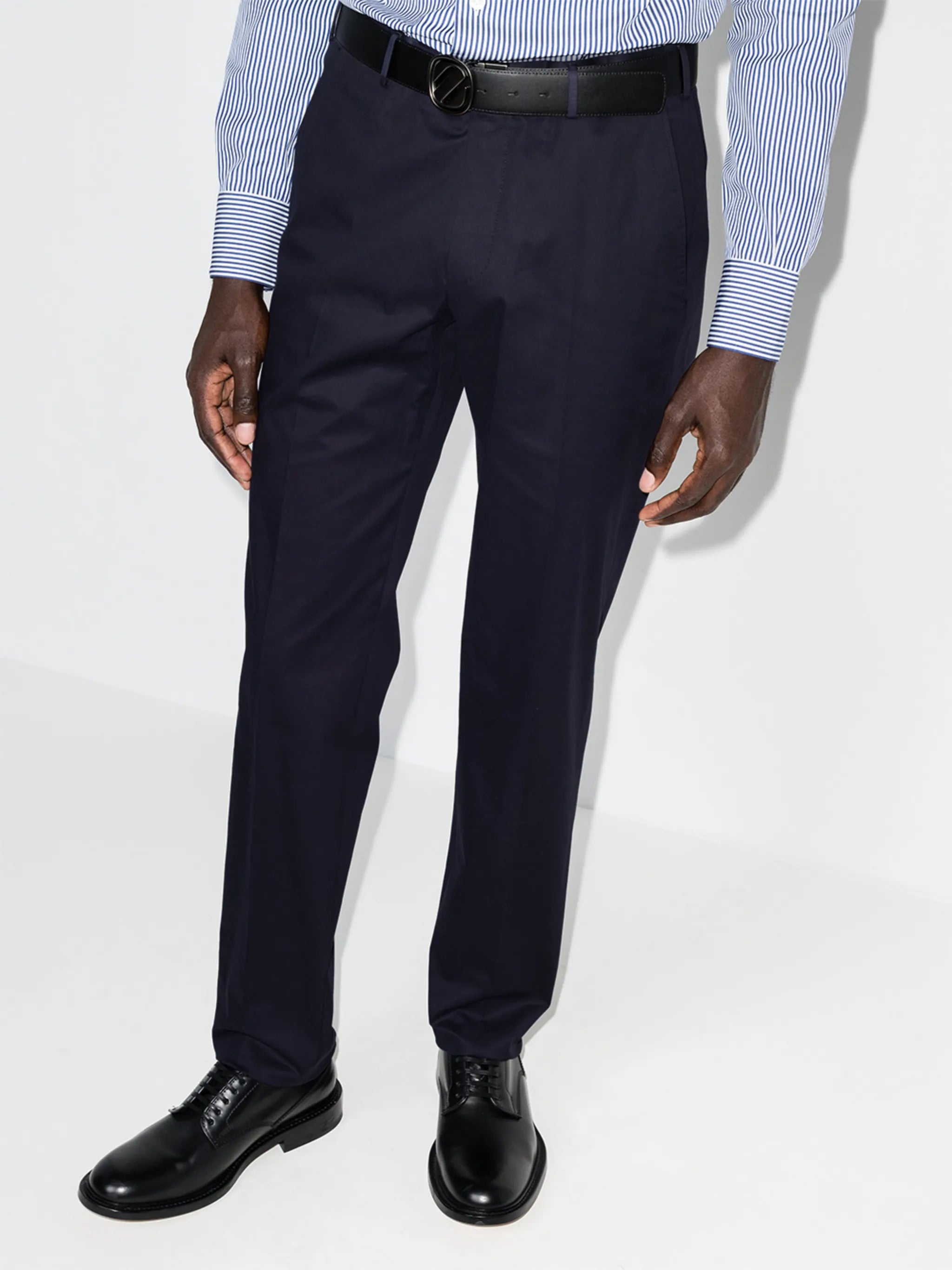 tailored cotton trousers