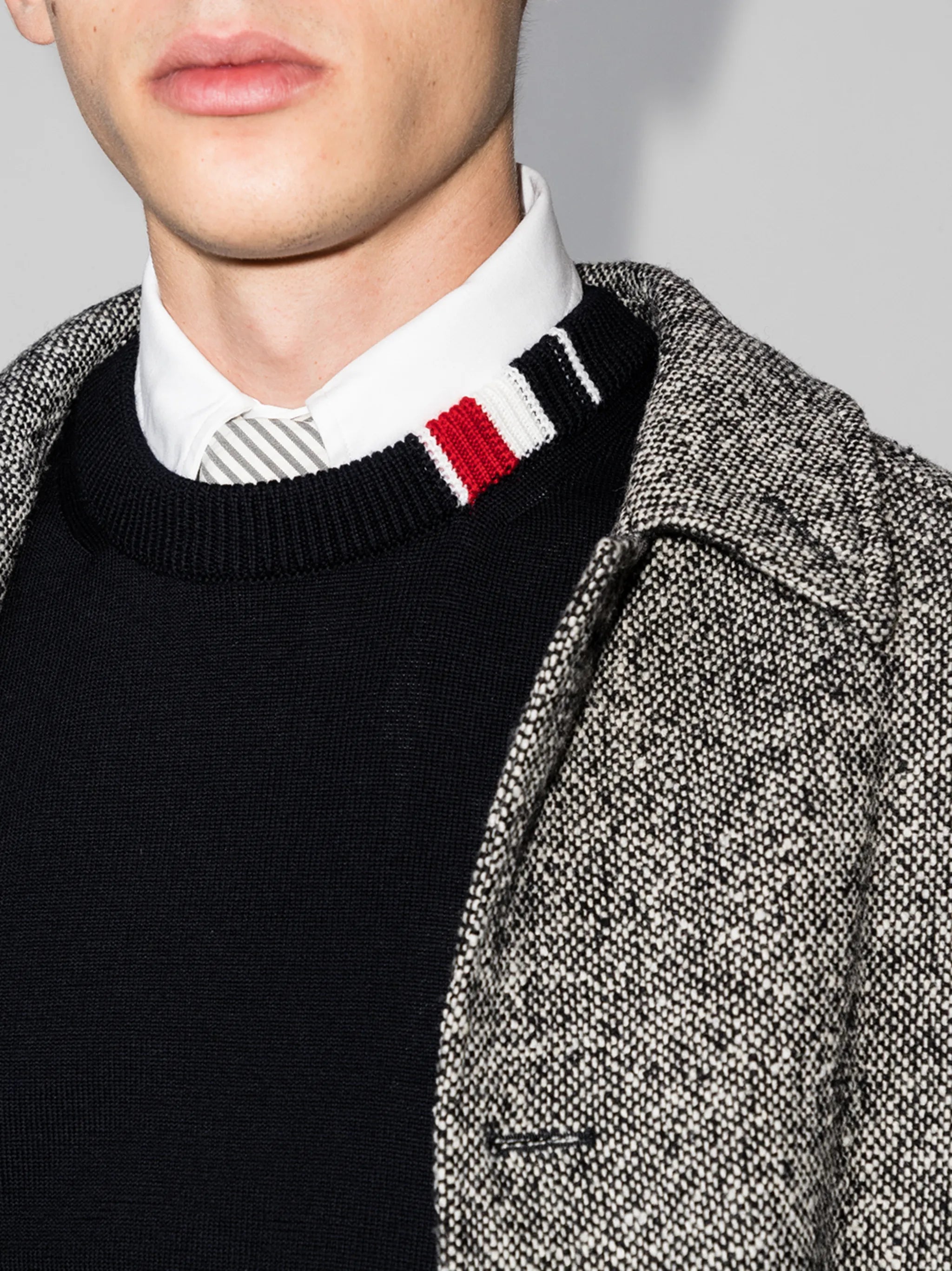 RWB-stripe wool jumper