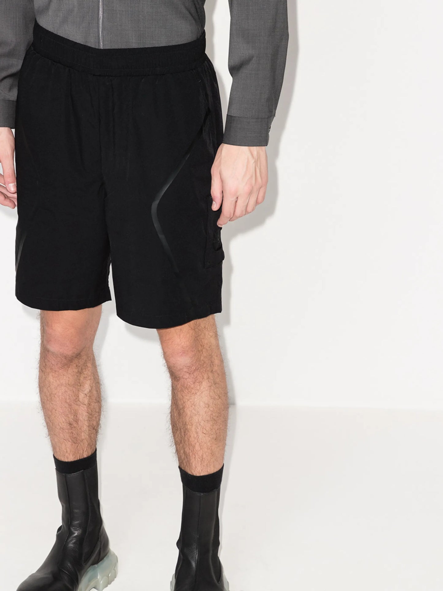 tape-detail track shorts