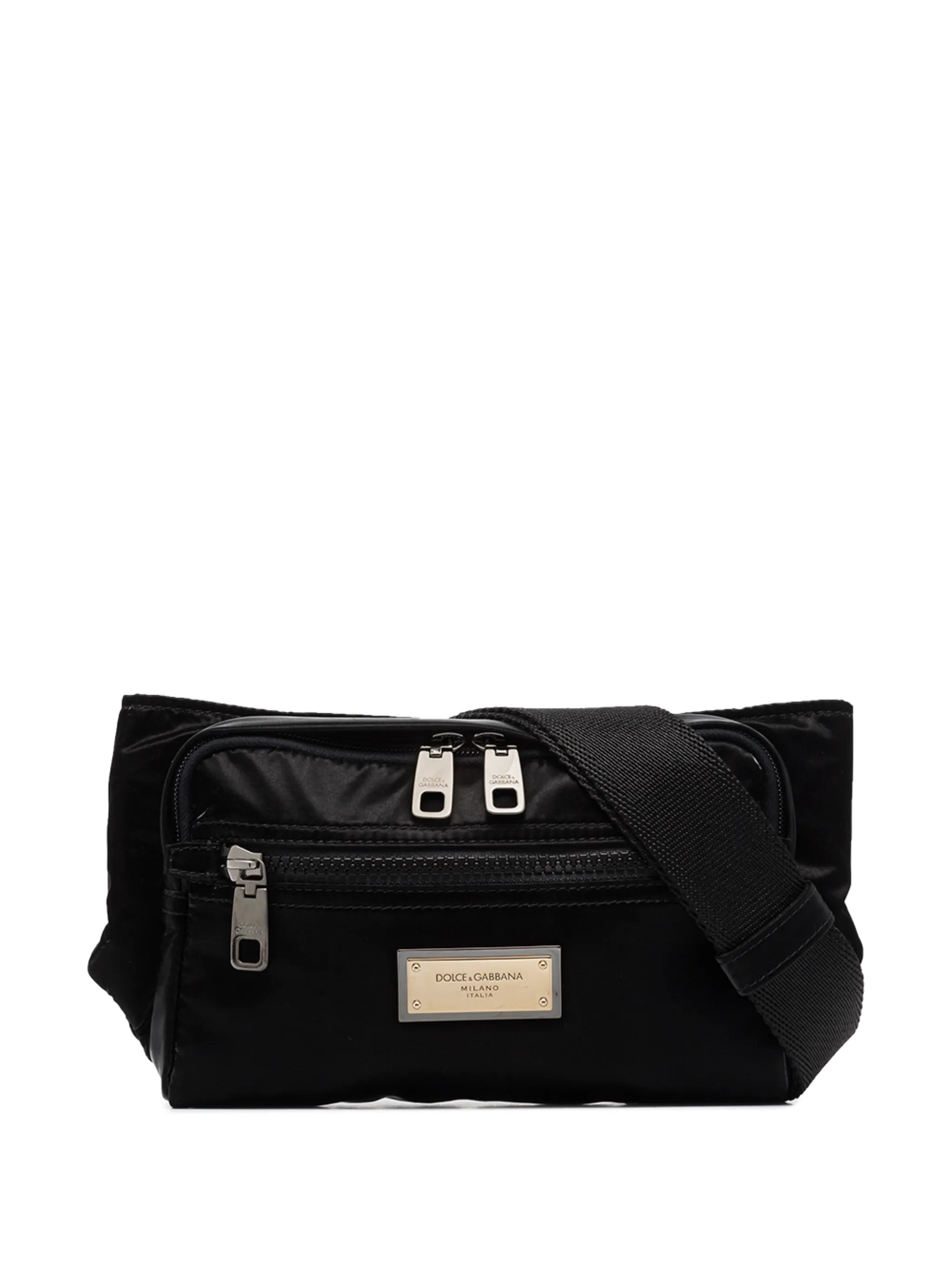 Nero Sicilia nylon belt bag