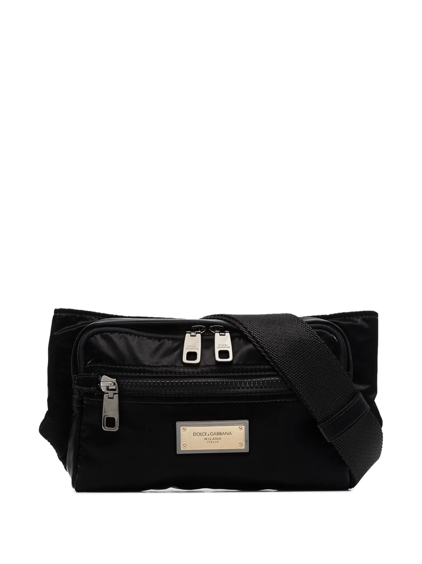 Nero Sicilia nylon belt bag