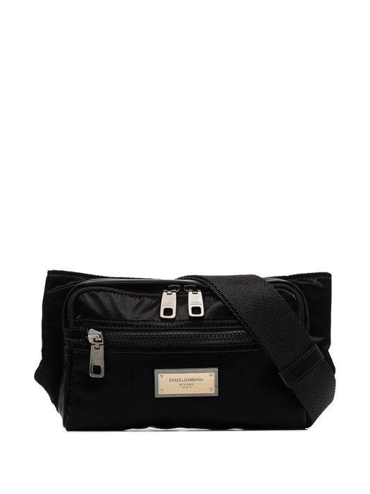Nero Sicilia nylon belt bag