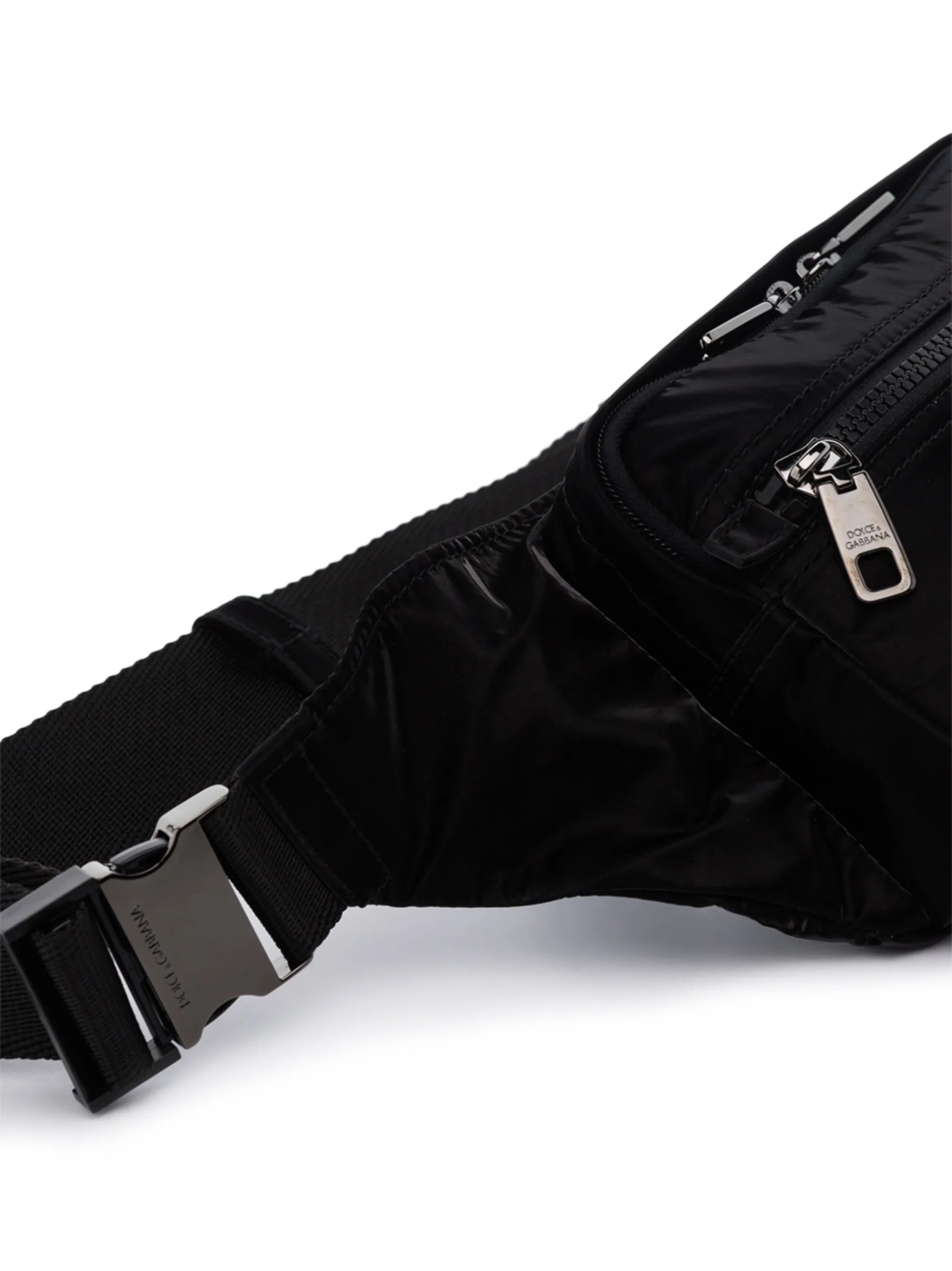 Nero Sicilia nylon belt bag