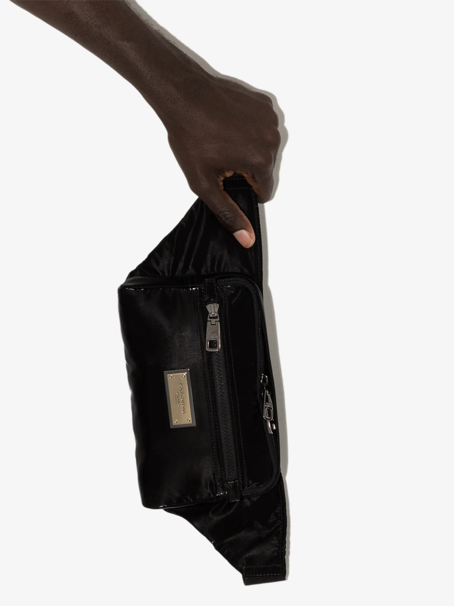 Nero Sicilia nylon belt bag
