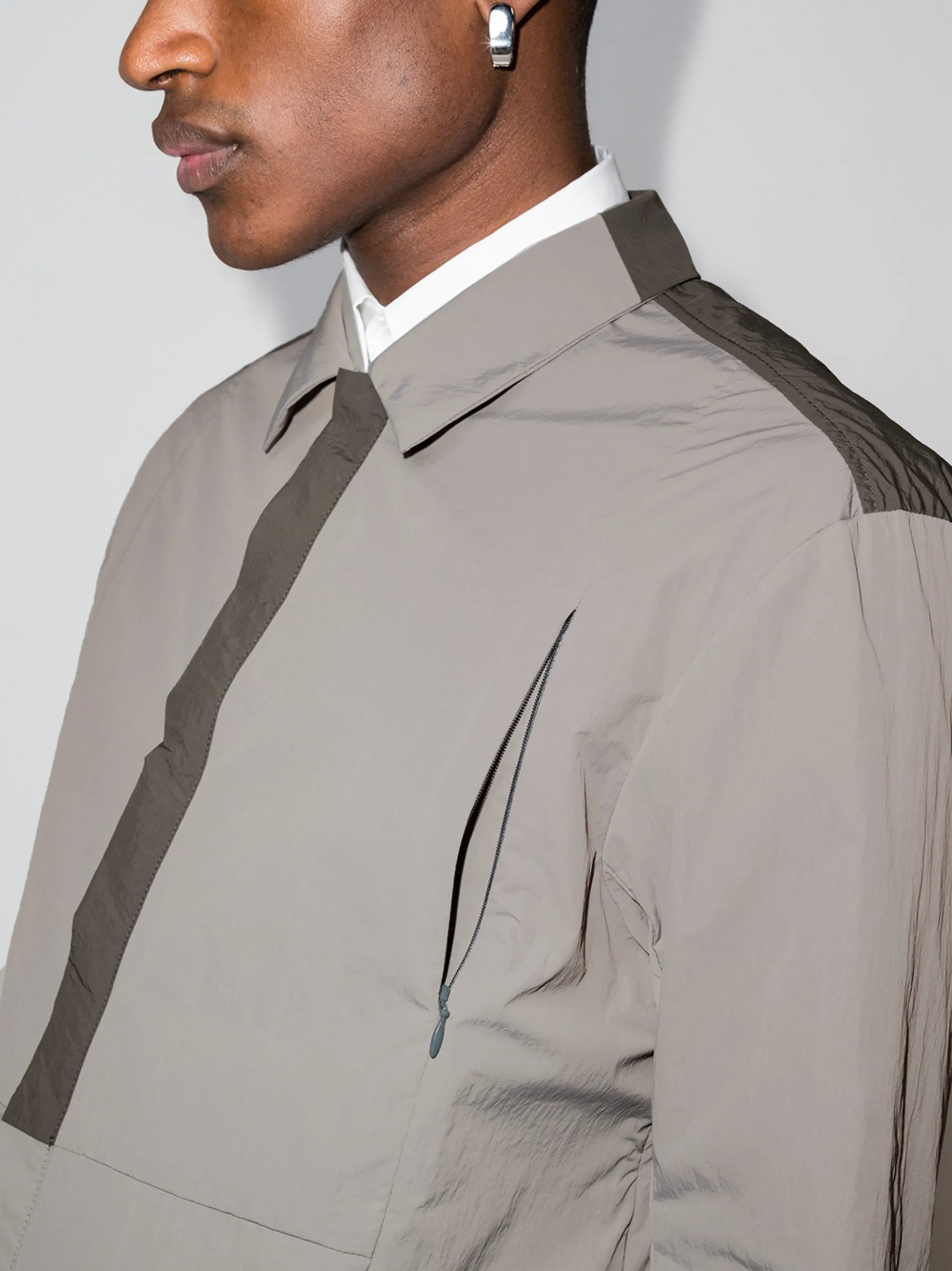 Arcane panelled shirt