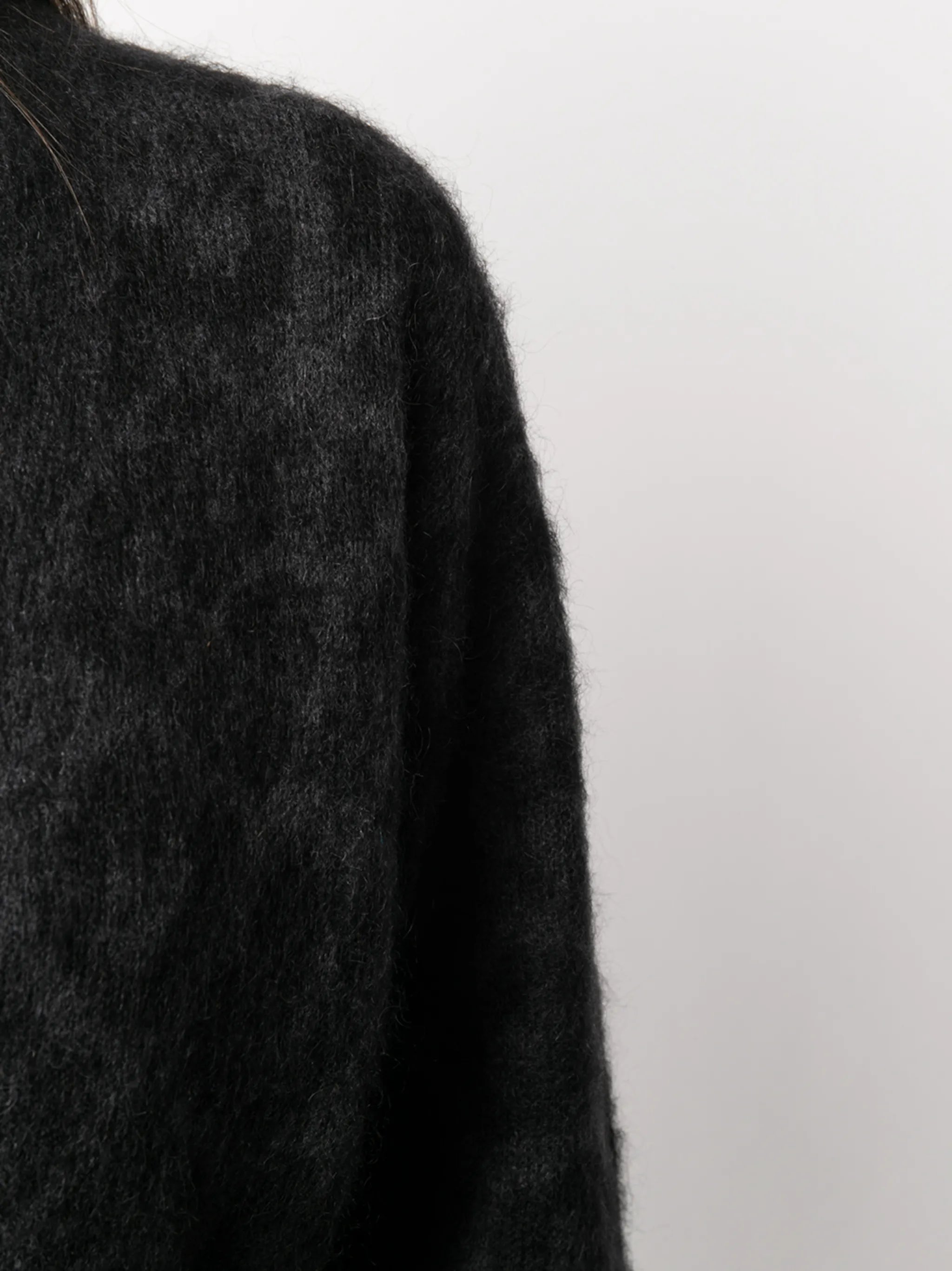 leopard pattern belted V-neck cardigan
