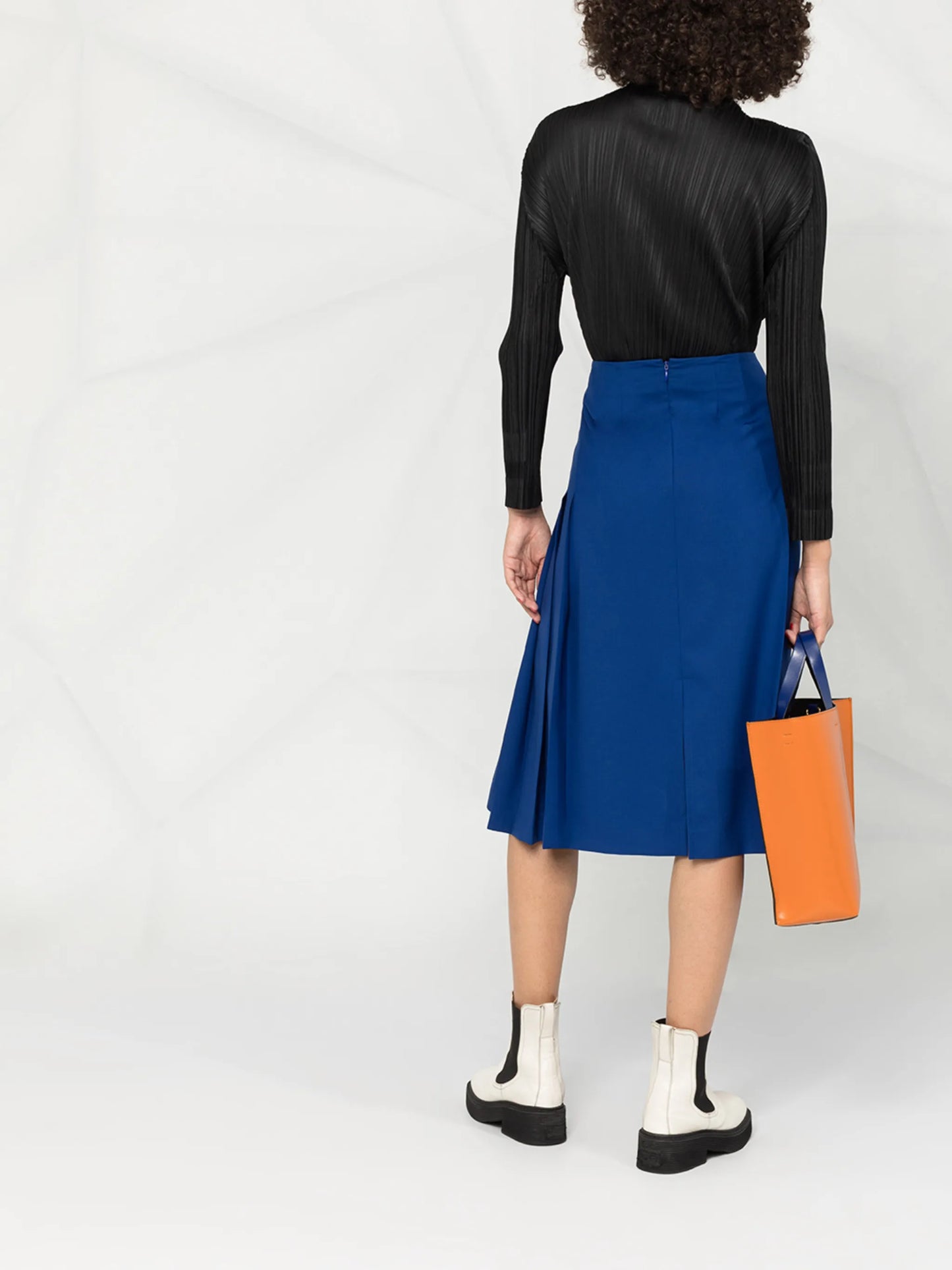 pleated wrap jacket