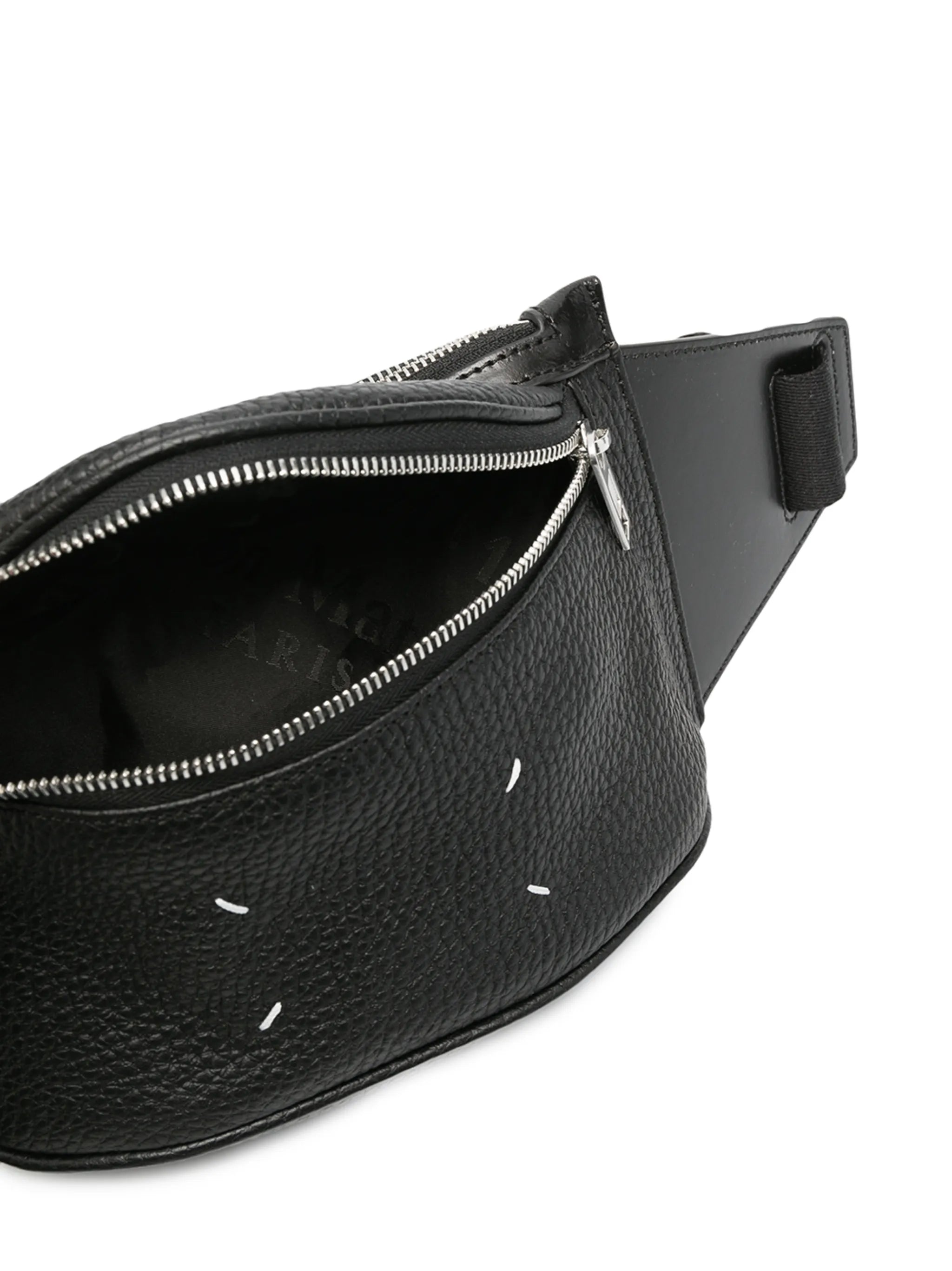 number-print four-stitch belt bag