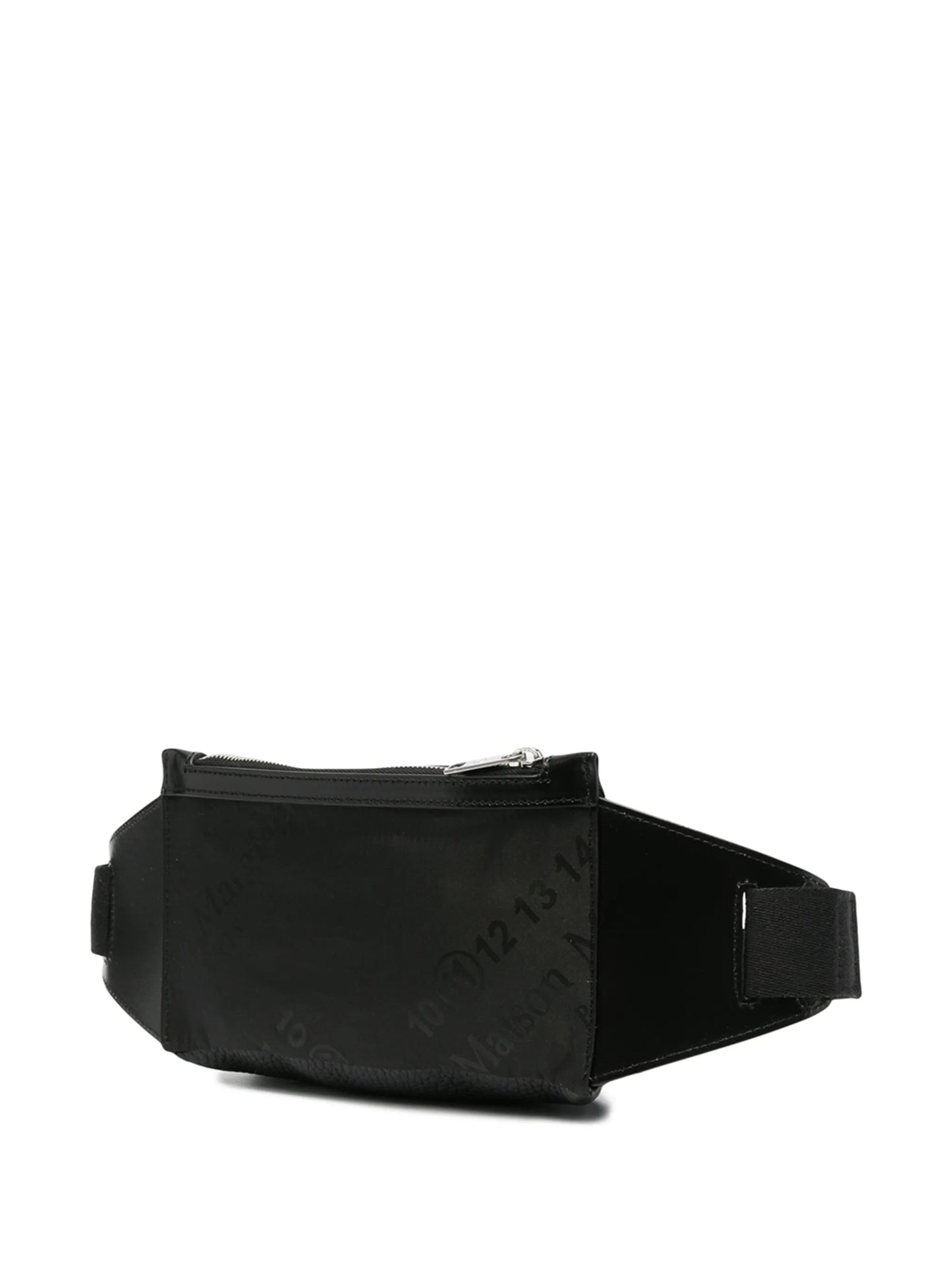 number-print four-stitch belt bag