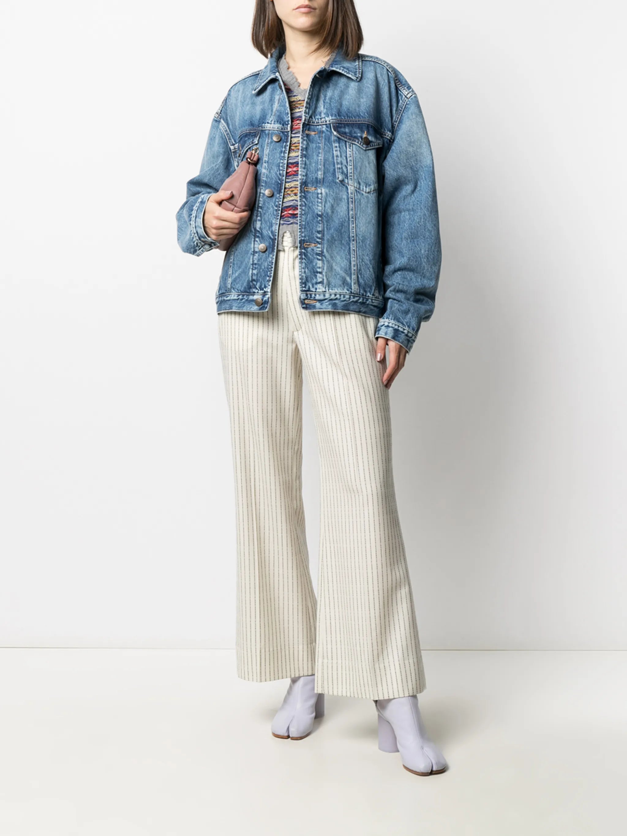 drop-shoulder denim jacket
