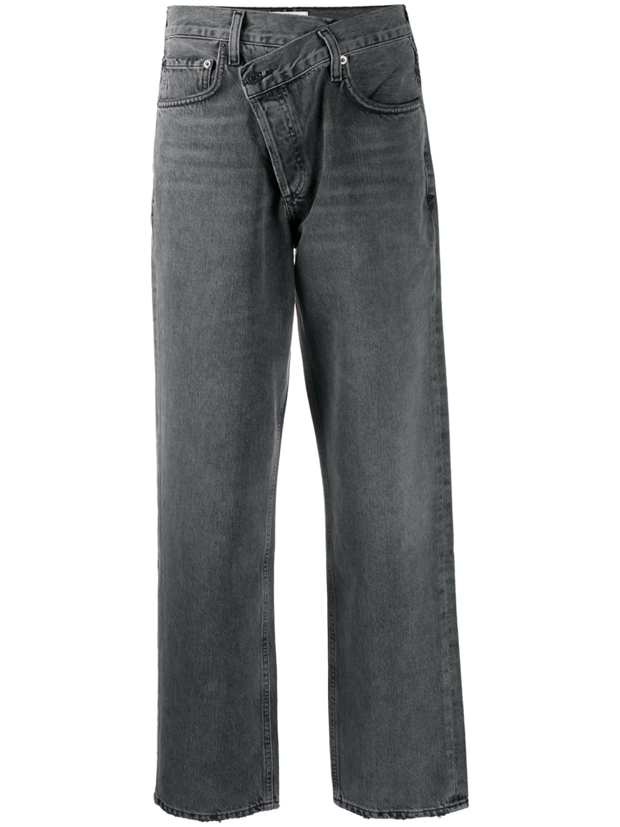 Criss Cross straight-leg jeans