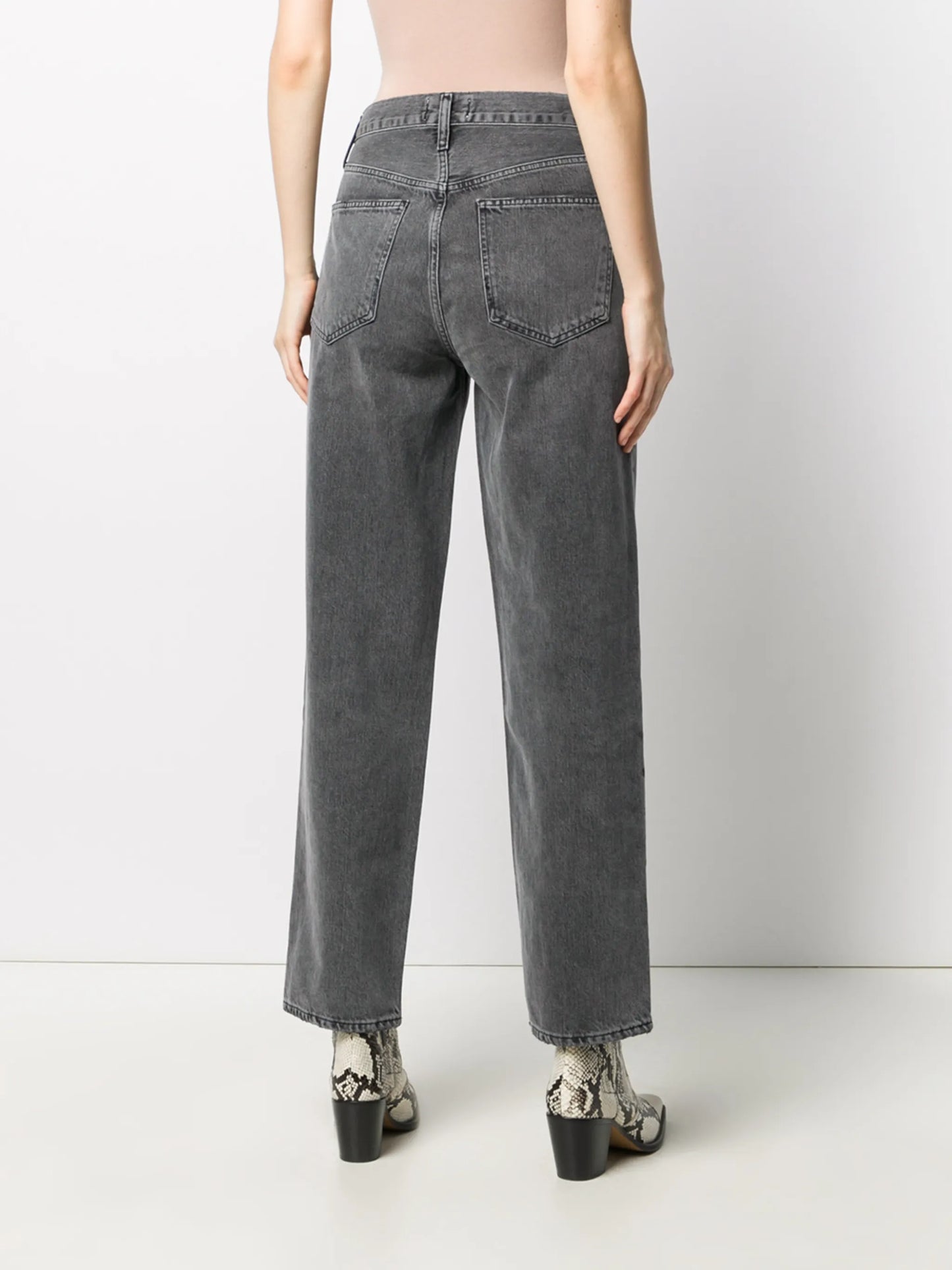 Criss Cross straight-leg jeans
