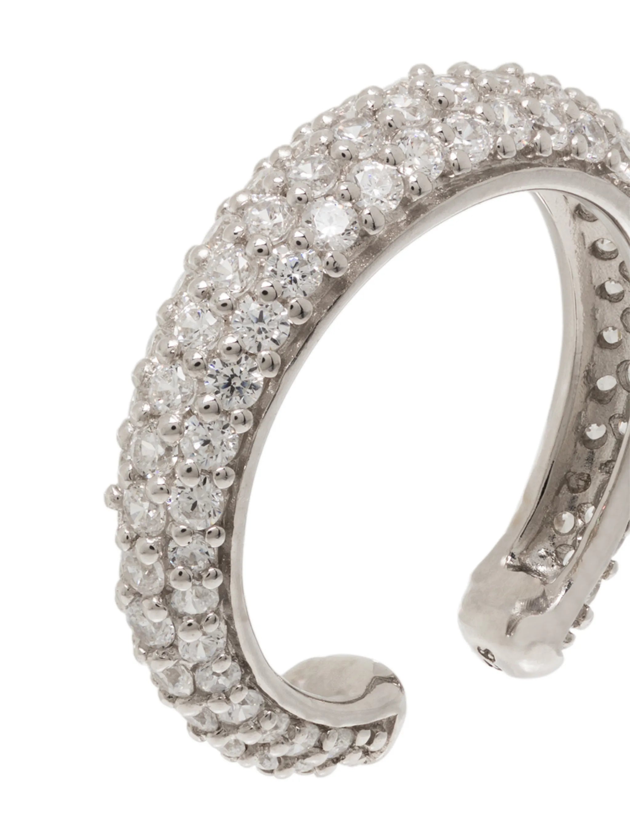 Liz crystal-embellished ear cuff