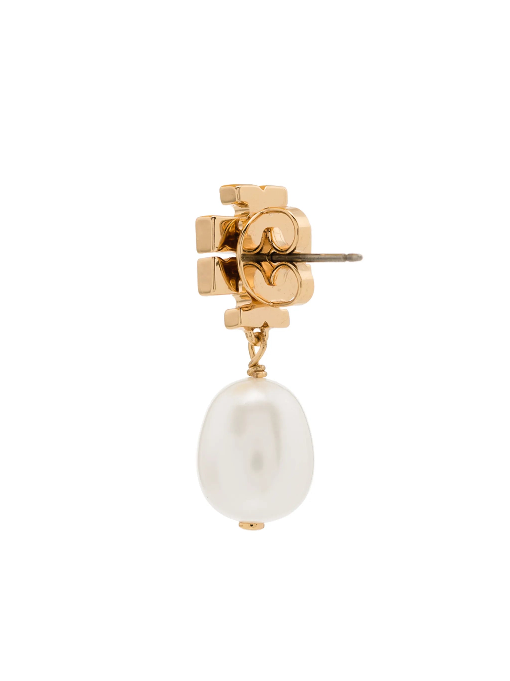 Kira pavé pearl drop earrings