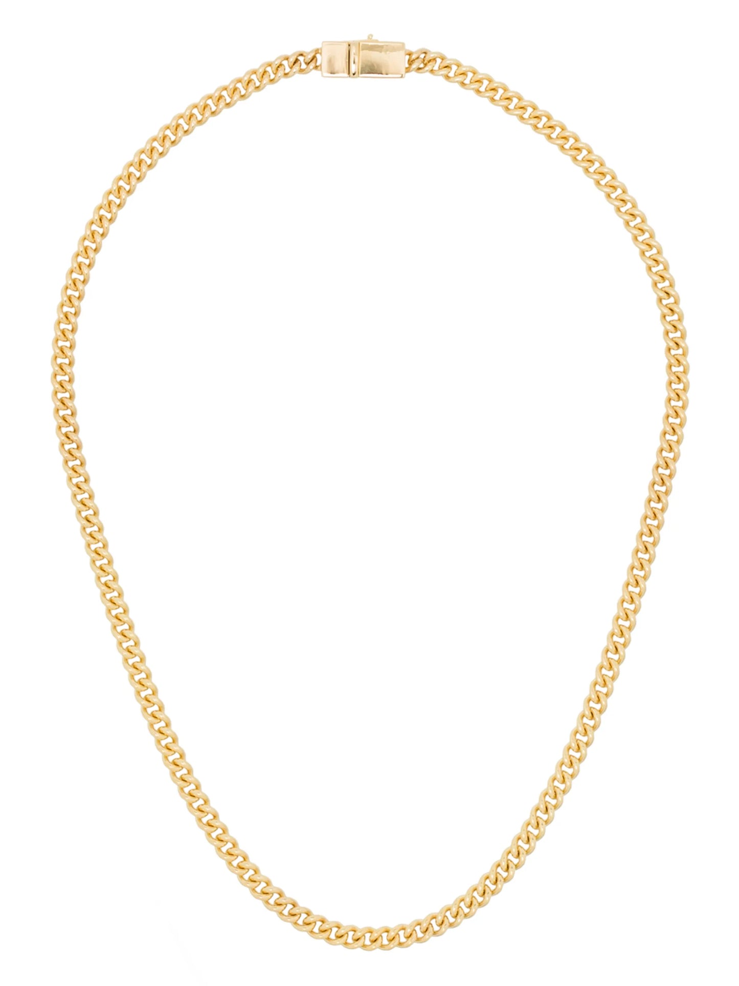 thin curb chain necklace