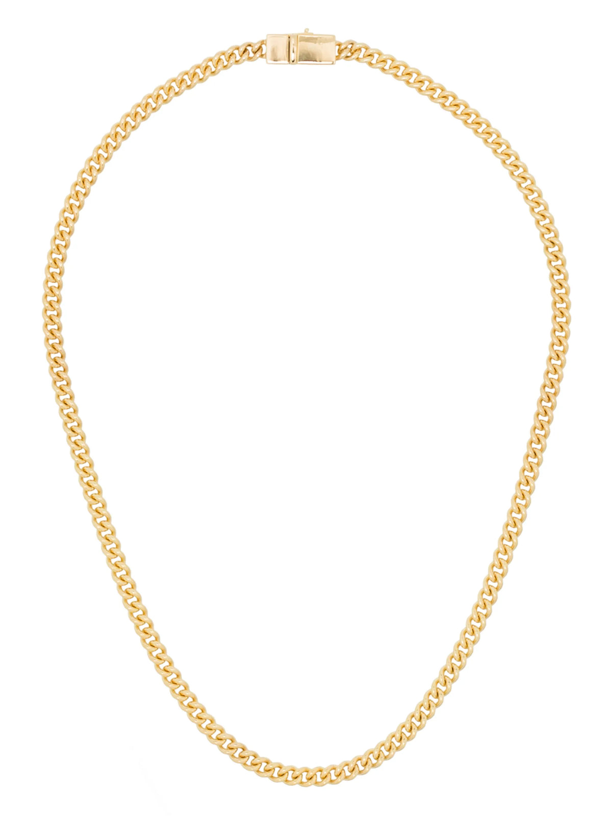 thin curb chain necklace