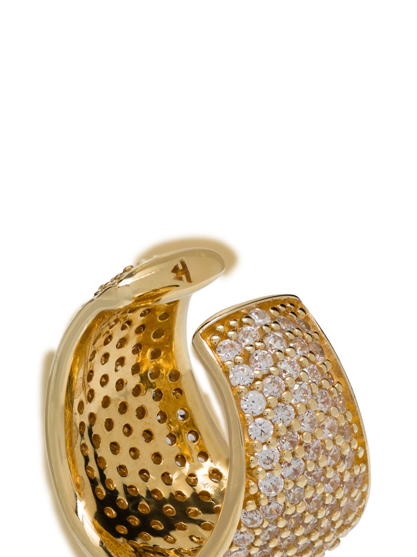 Liz crystal-embellished ear cuff