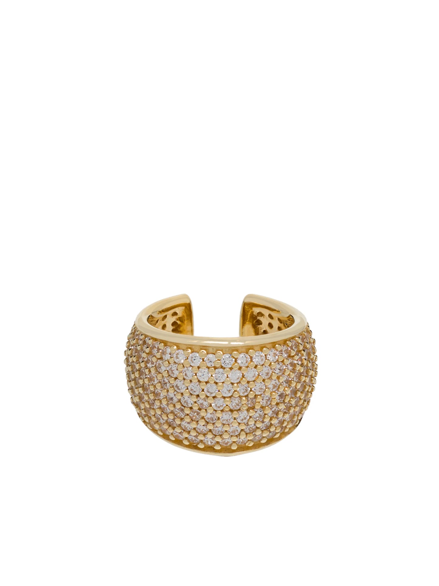 Liz crystal-embellished ear cuff
