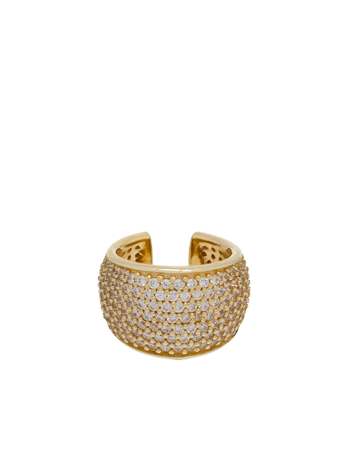 Liz crystal-embellished ear cuff