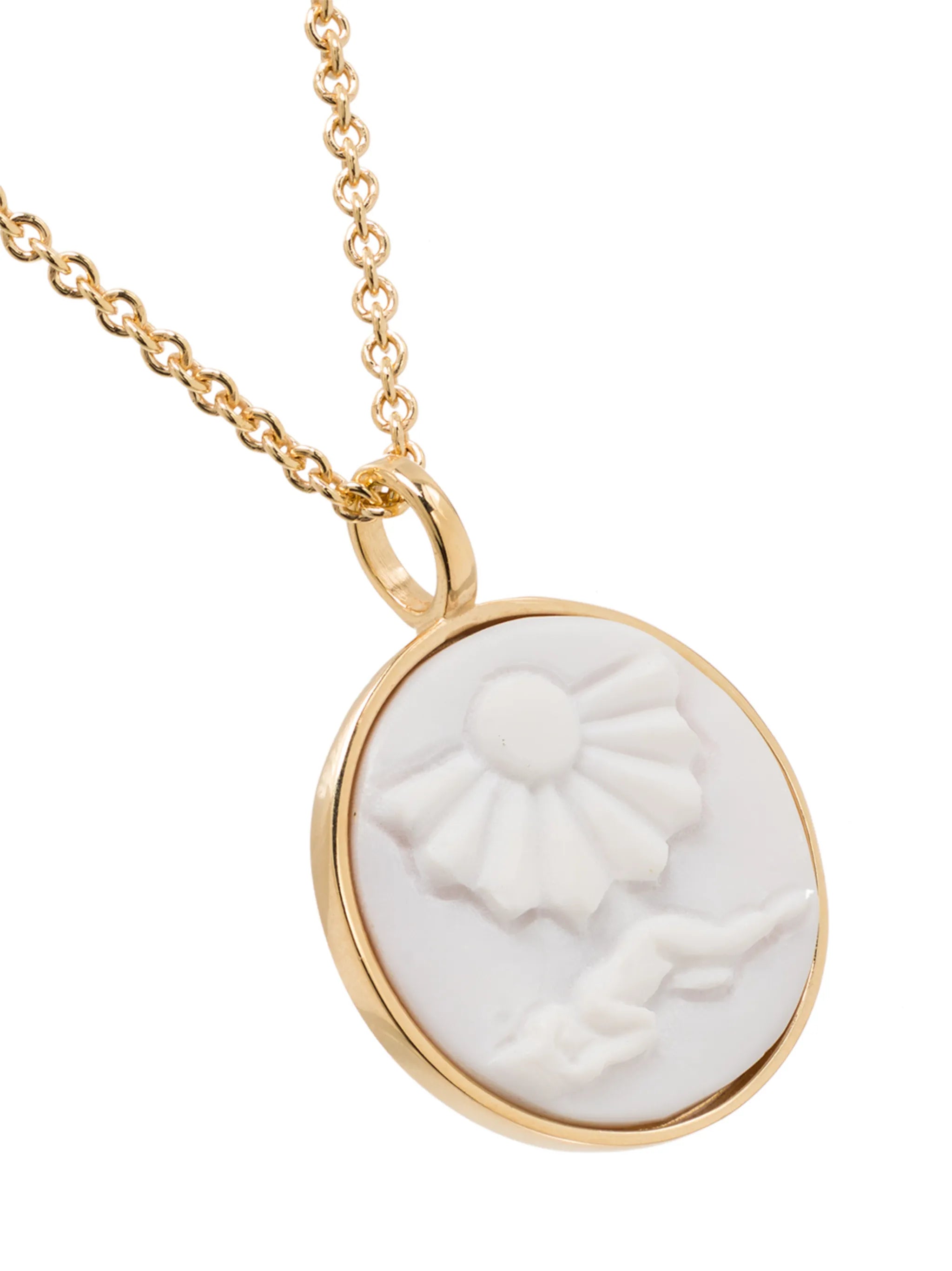 Cameo Clytia necklace