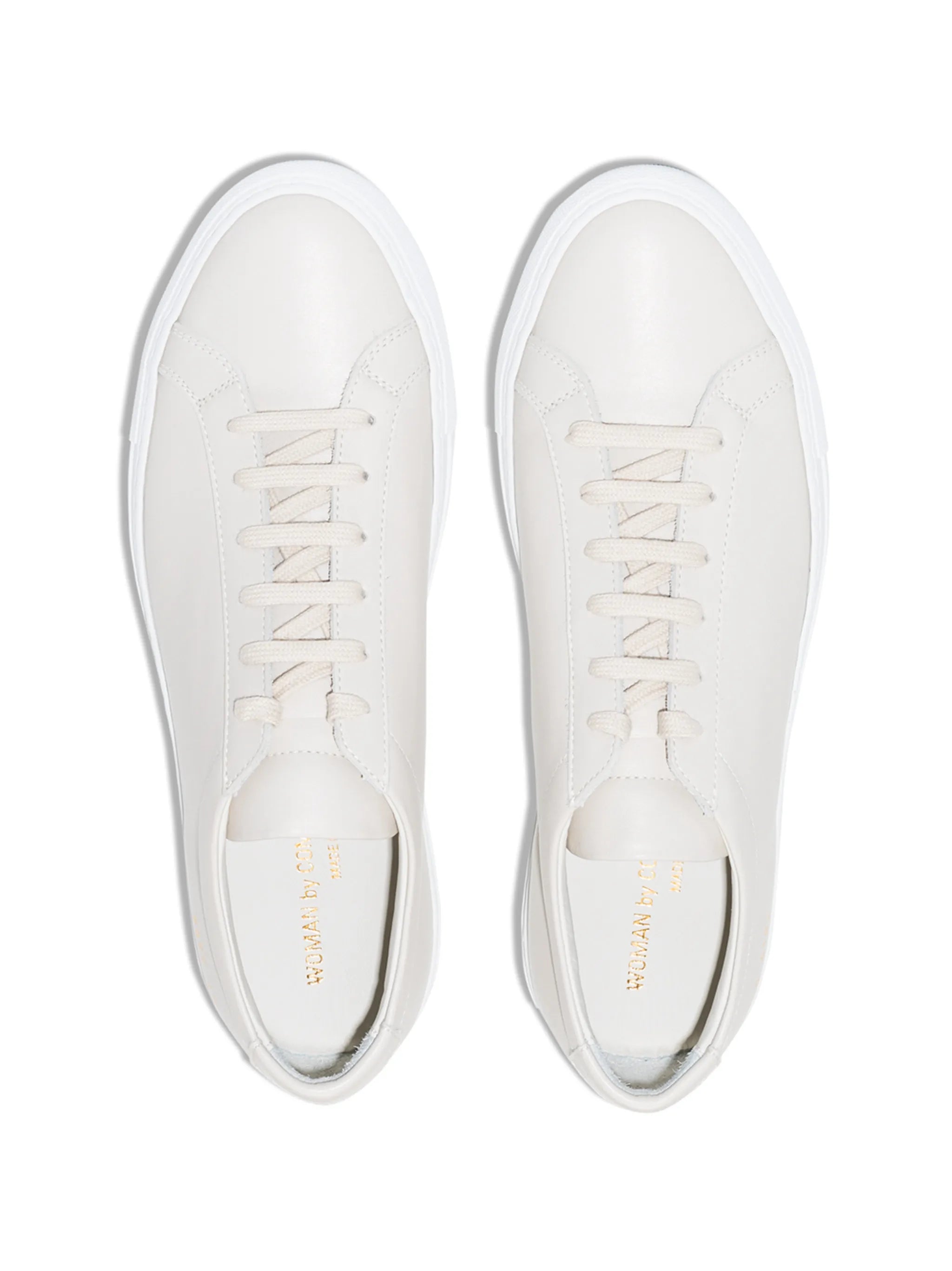 low-top leather sneakers