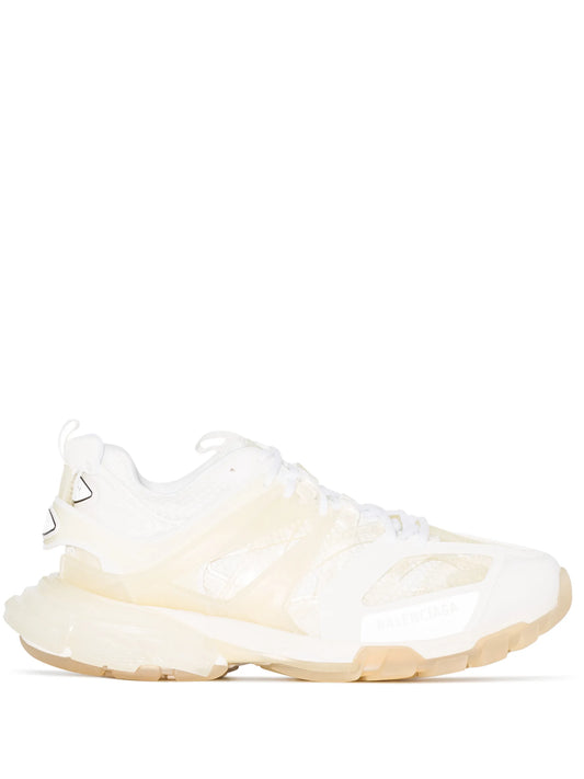 Track clear sole sneakers