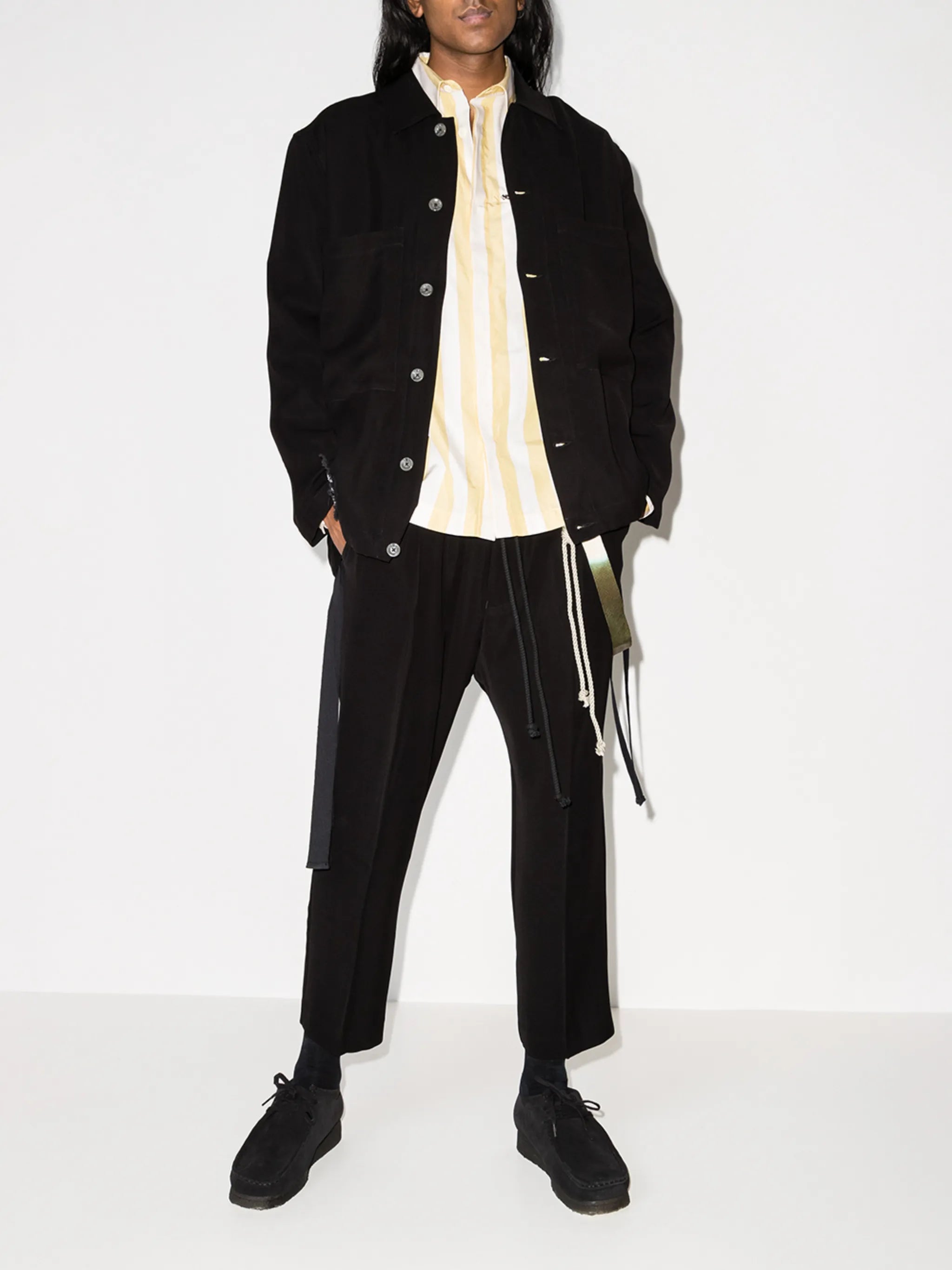 cropped track pants