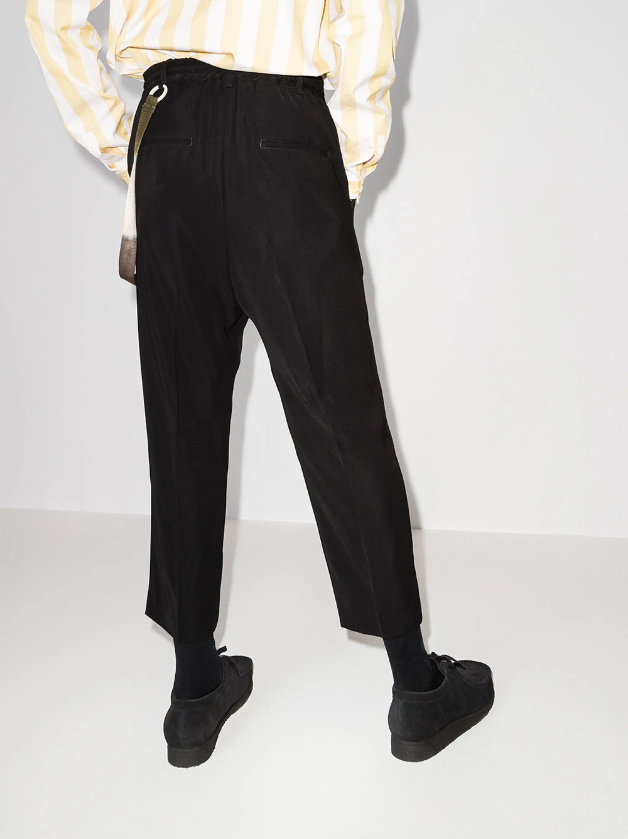 cropped track pants