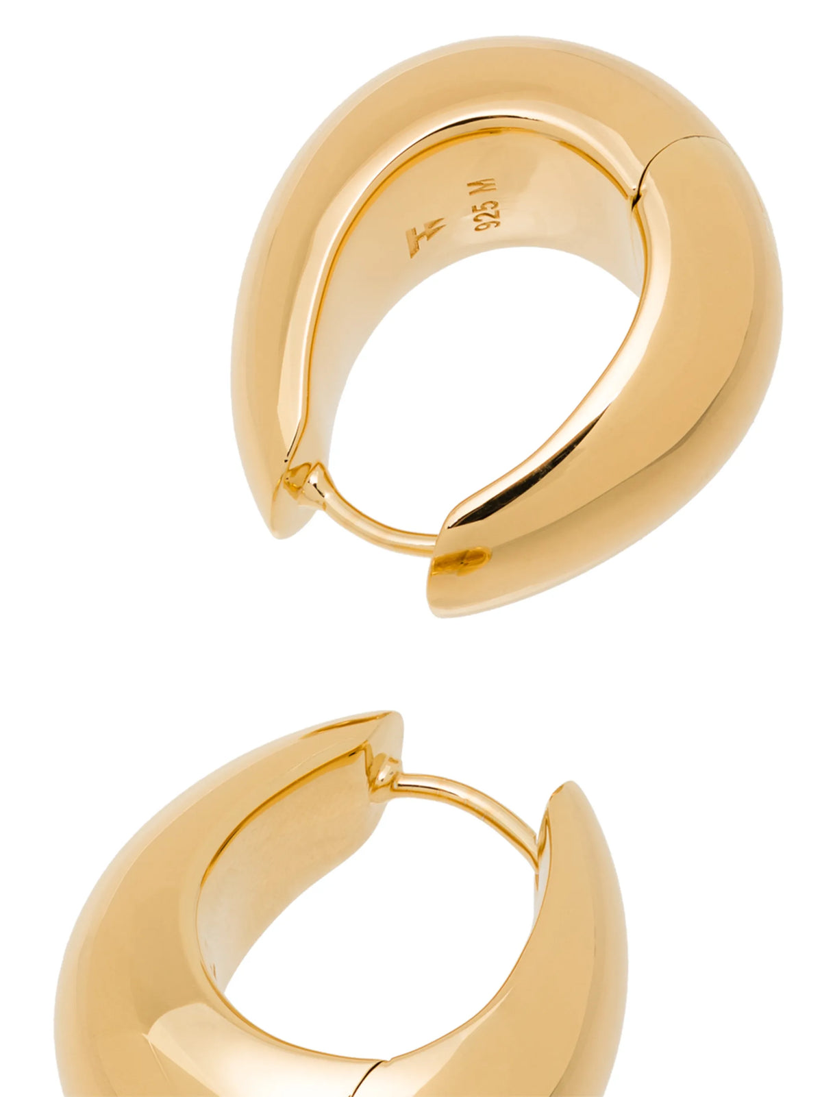 Ice Hoops medium gold
