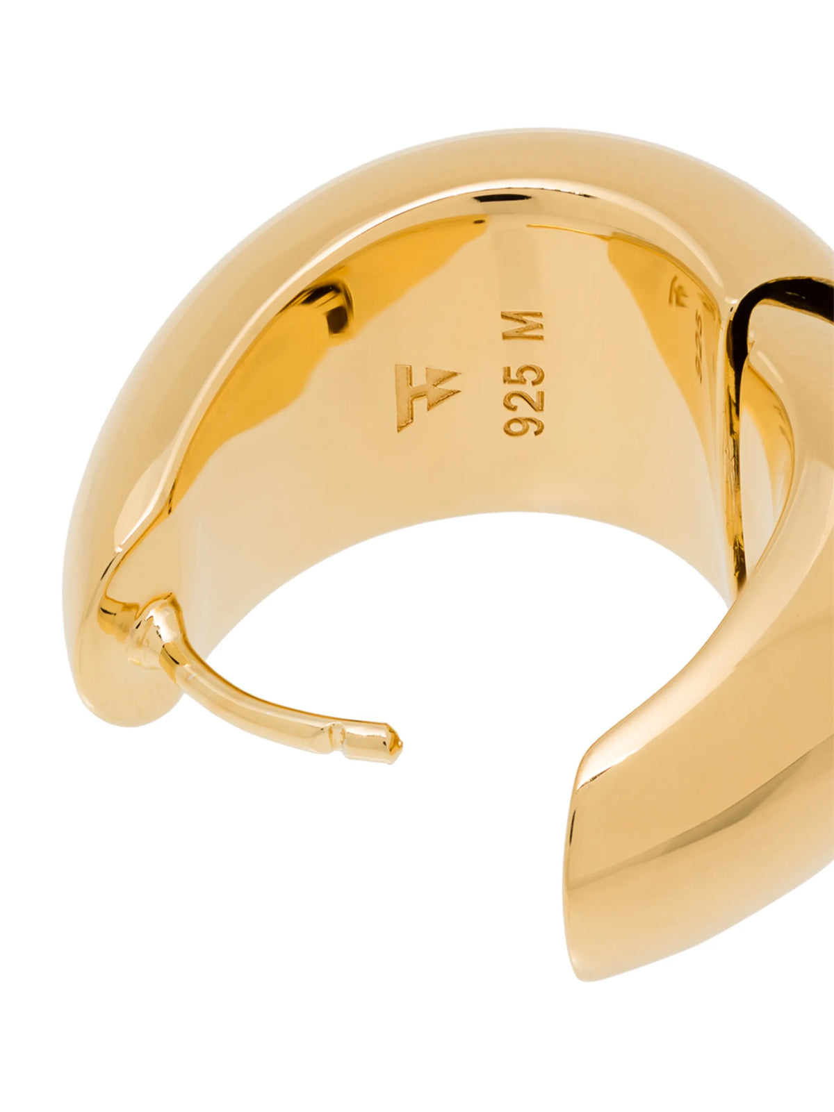 Ice Hoops medium gold