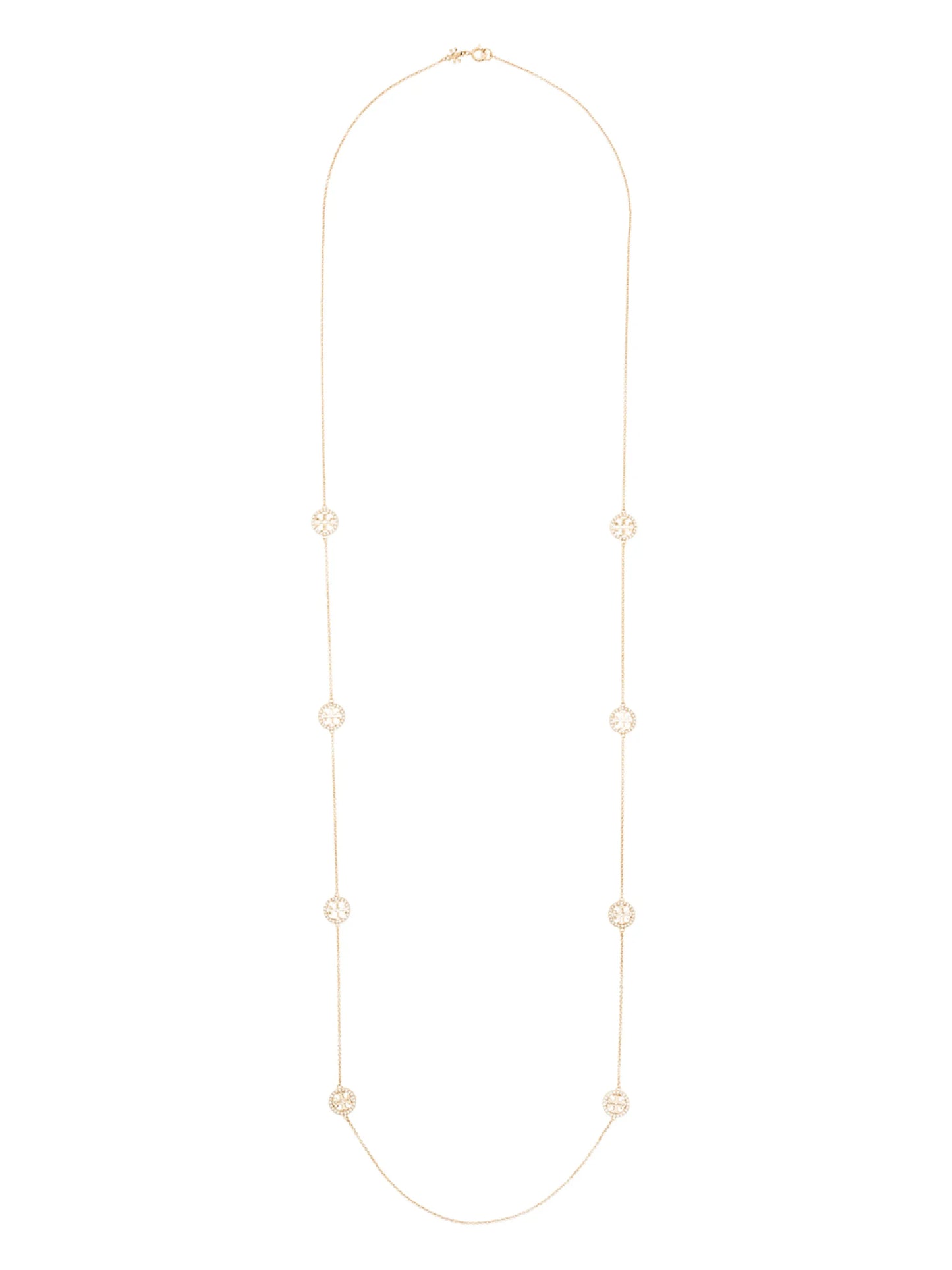 Miller crystal-embellished charm necklace