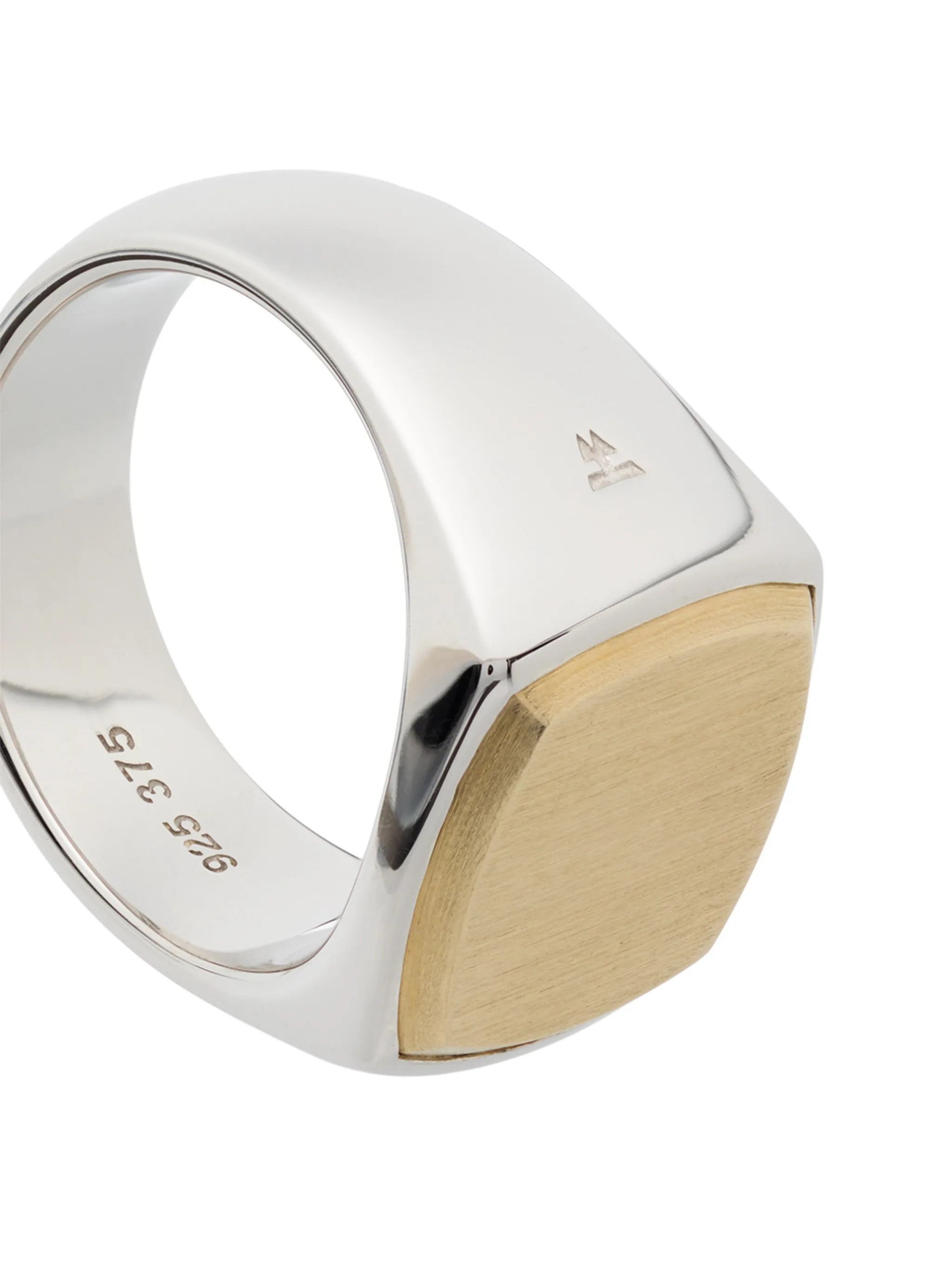 two-tone signet ring