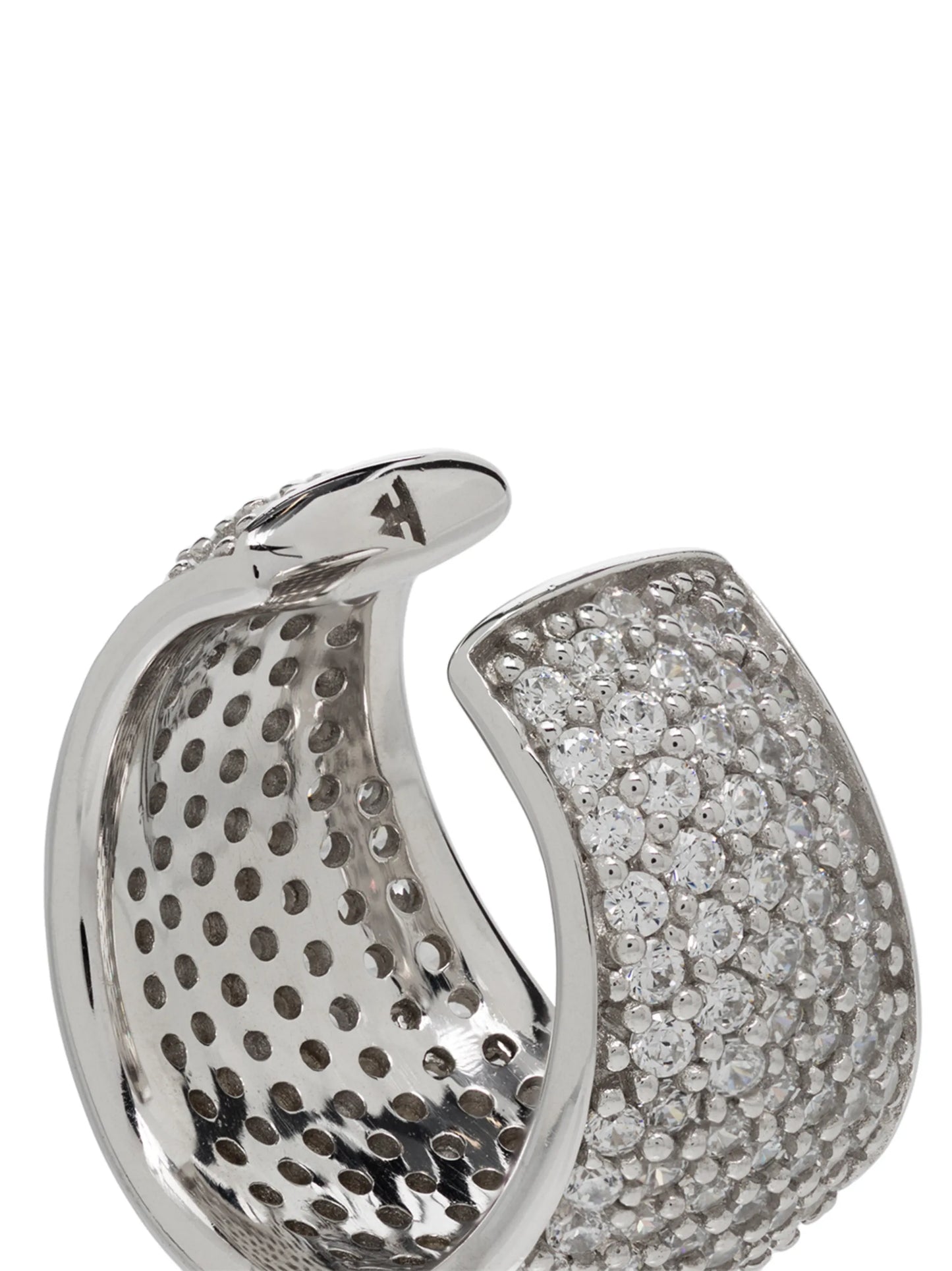 Liz crystal -embellished ear cuff