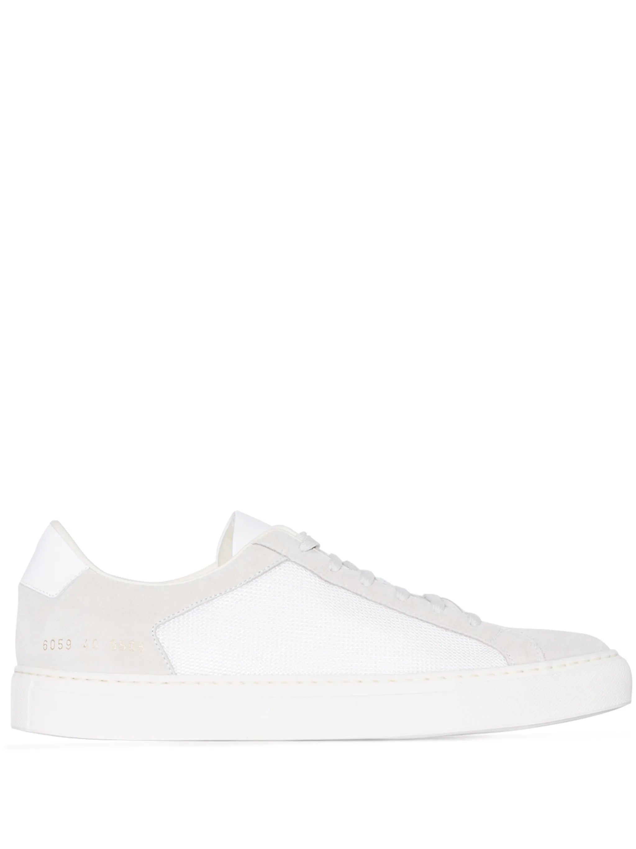 two-tone low-top sneakers