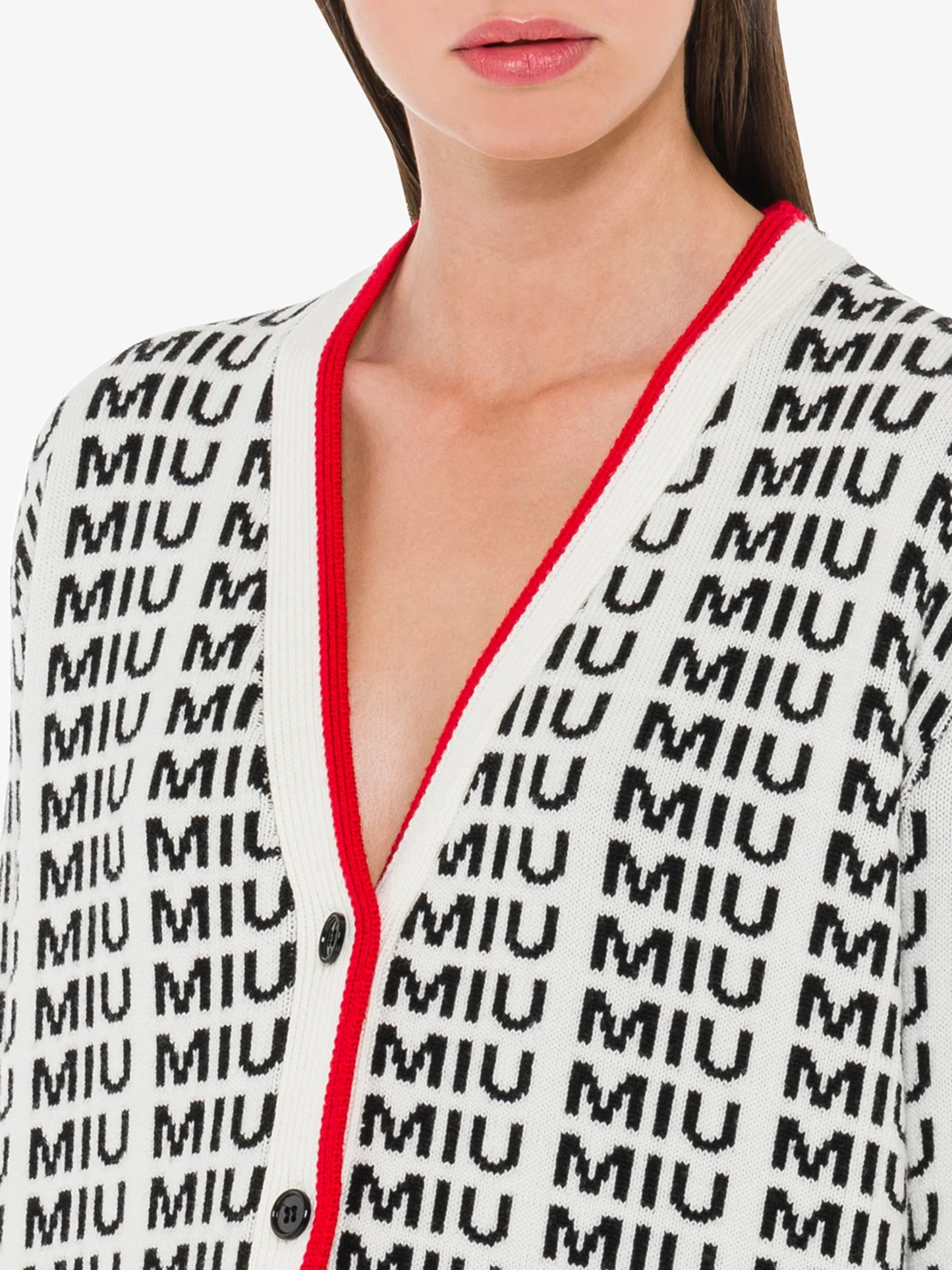 logo buttoned cardigan