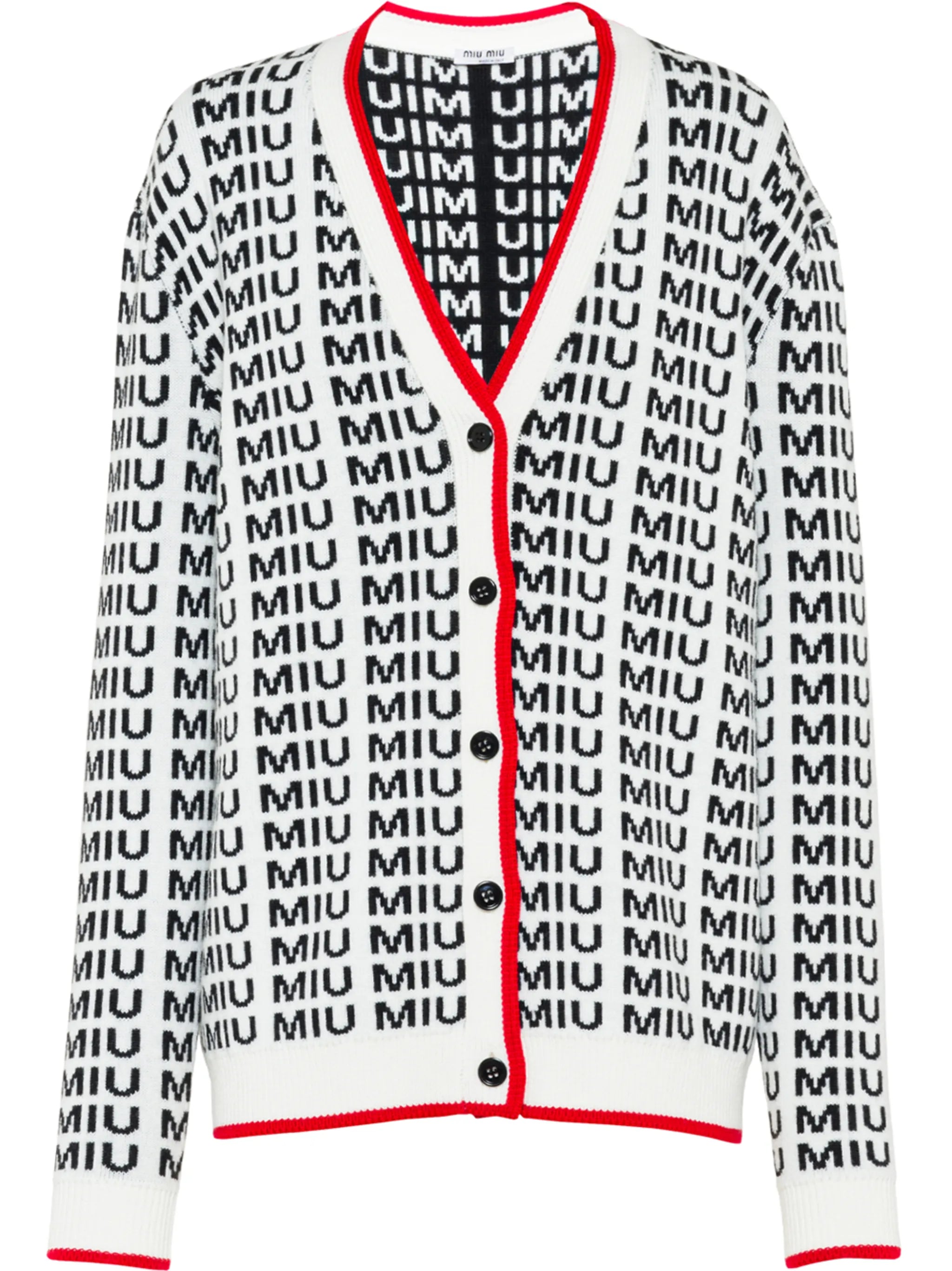 logo buttoned cardigan