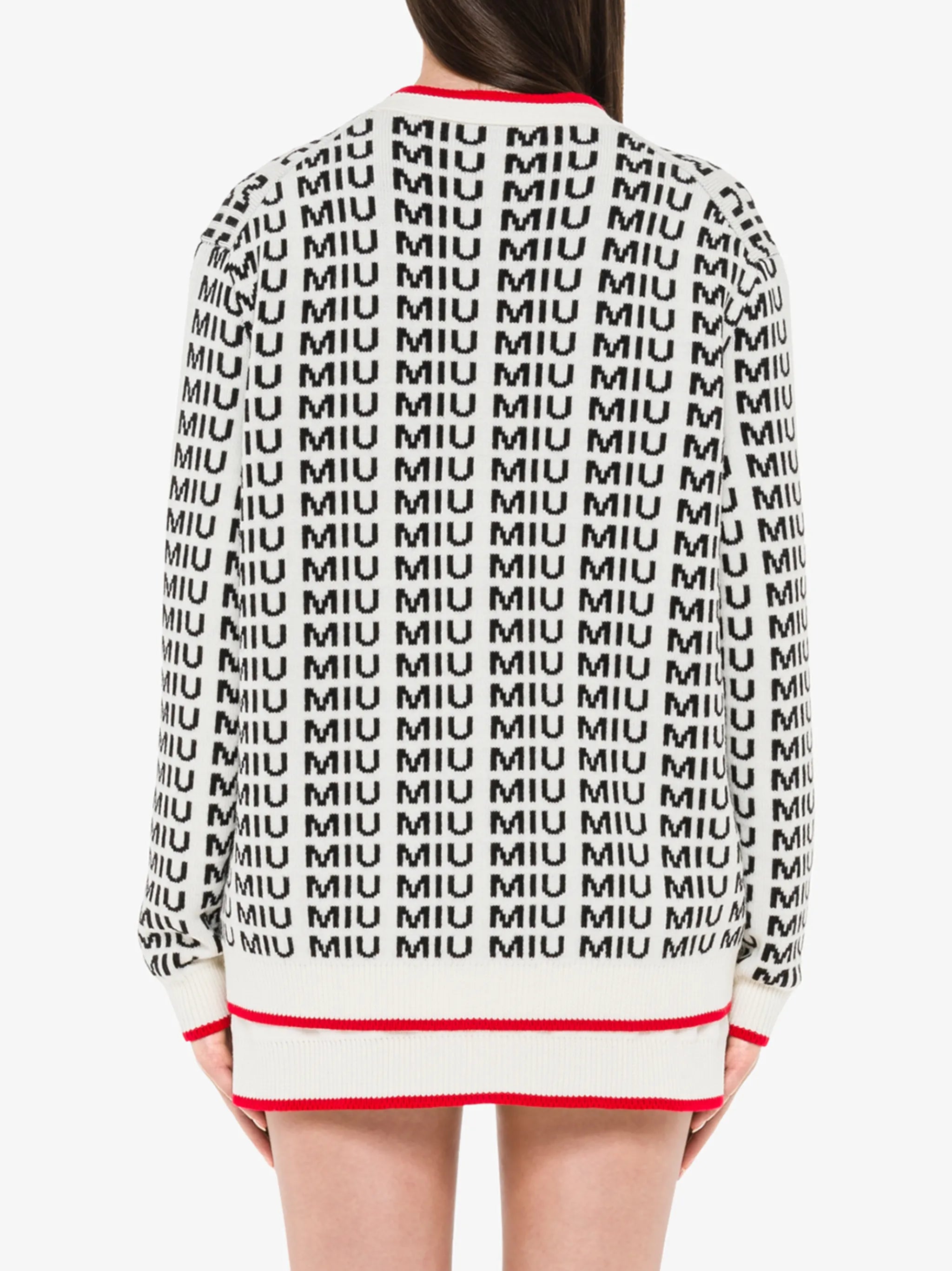 logo buttoned cardigan