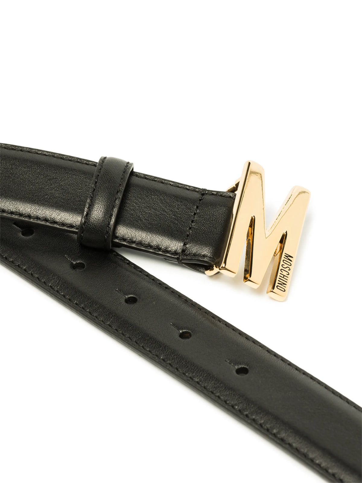 M logo-plaque belt