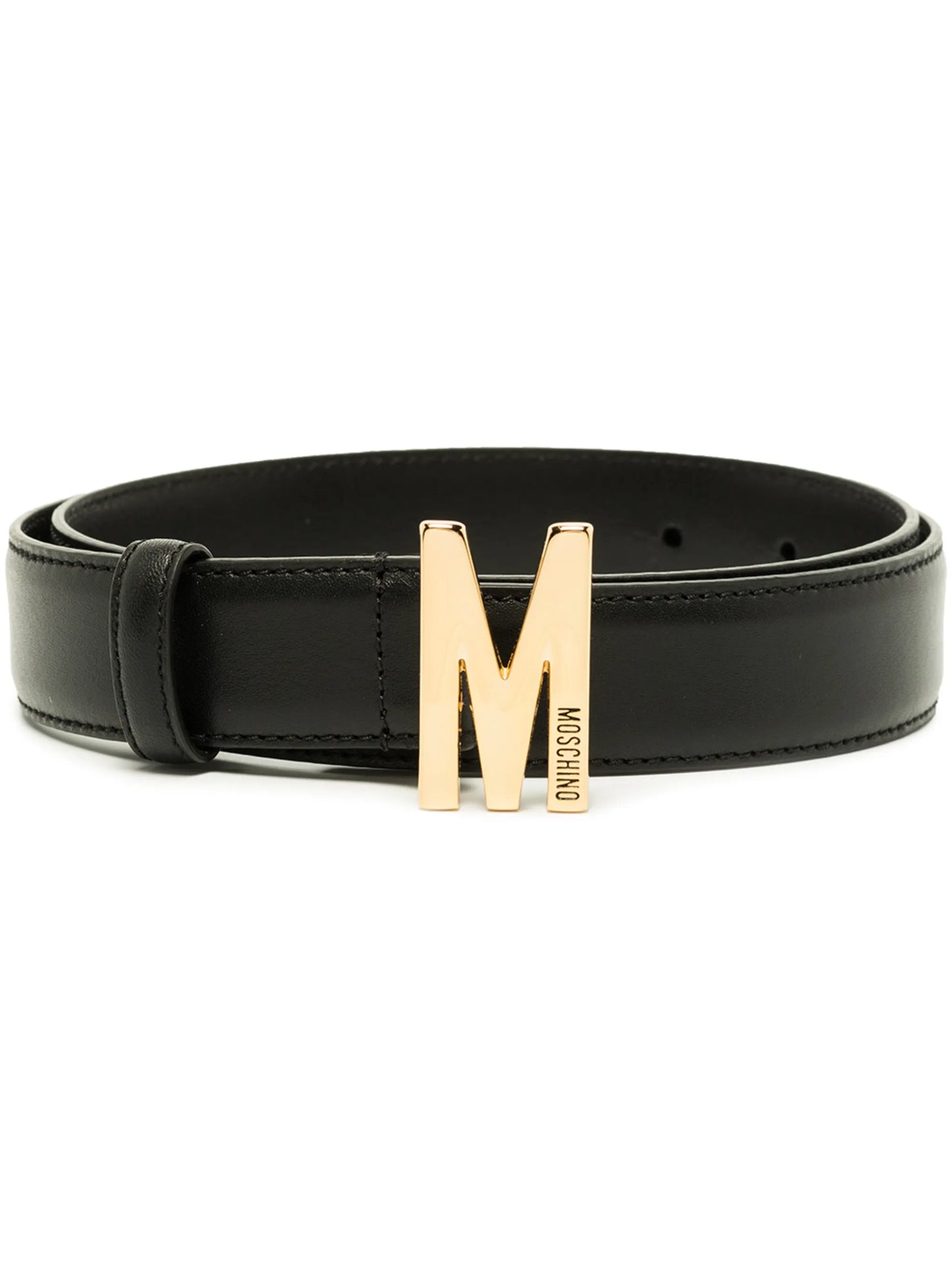 M logo-plaque belt