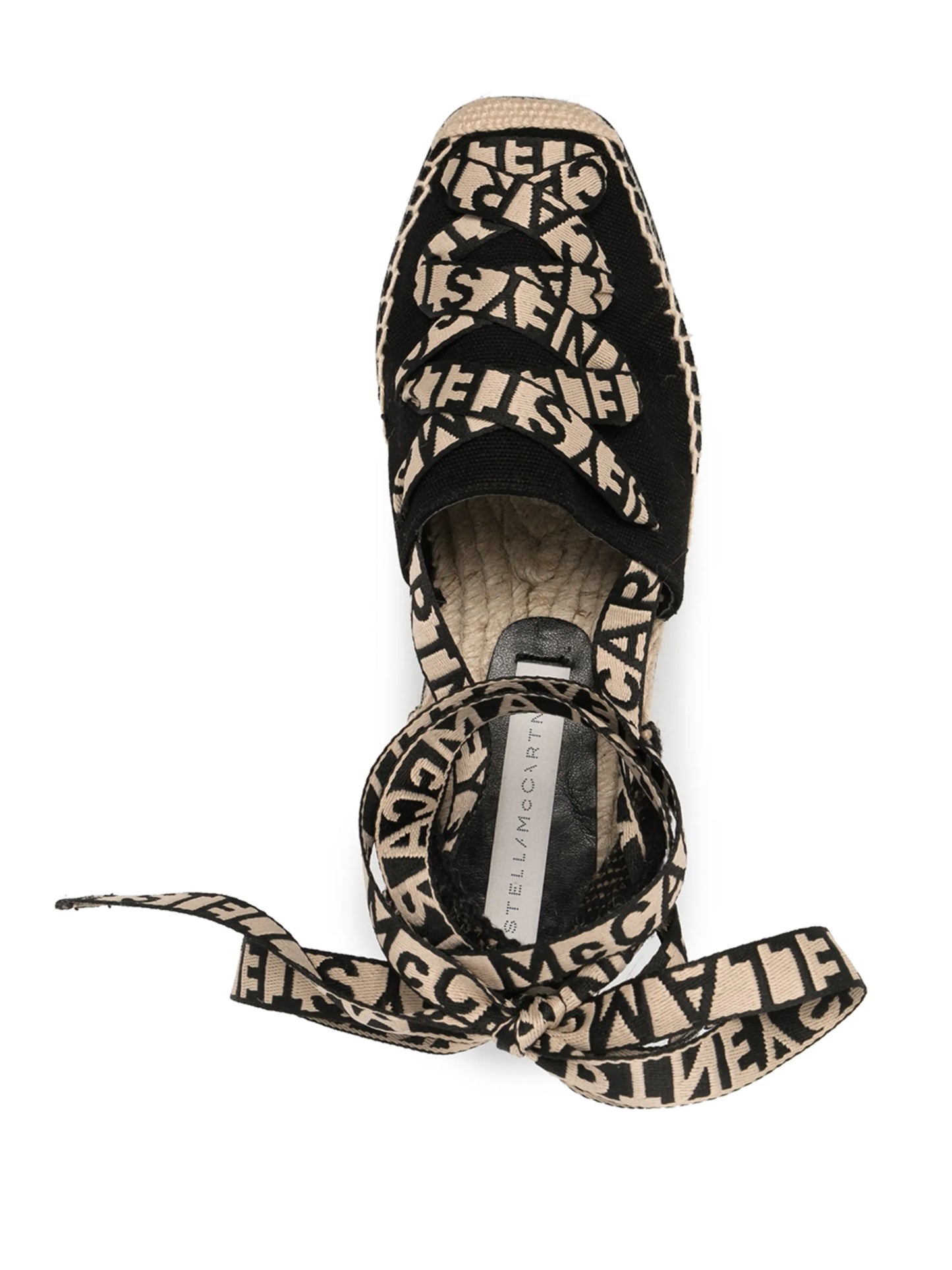 Gaia logo-jacquard espadrilles