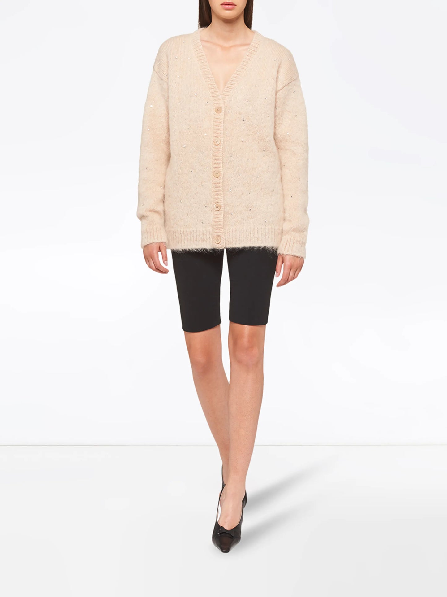 crystal embellished cardigan