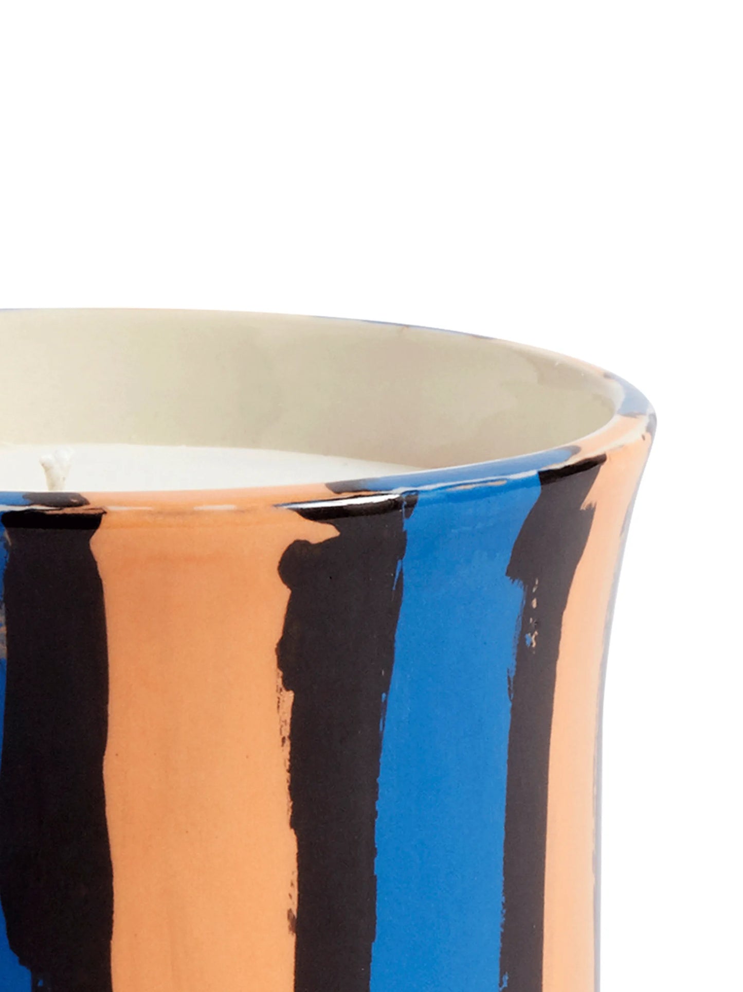 Stripe scented candle