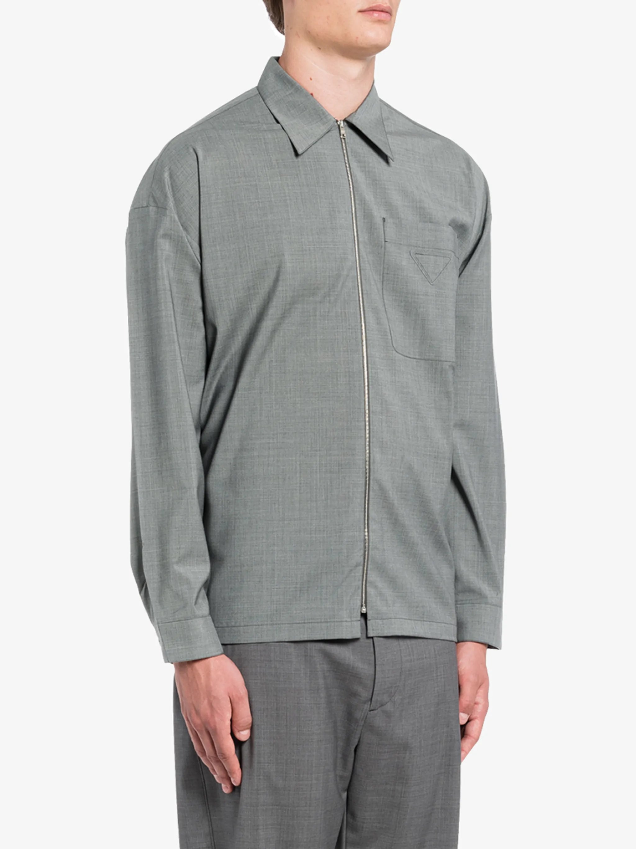 zip-front shirt jacket