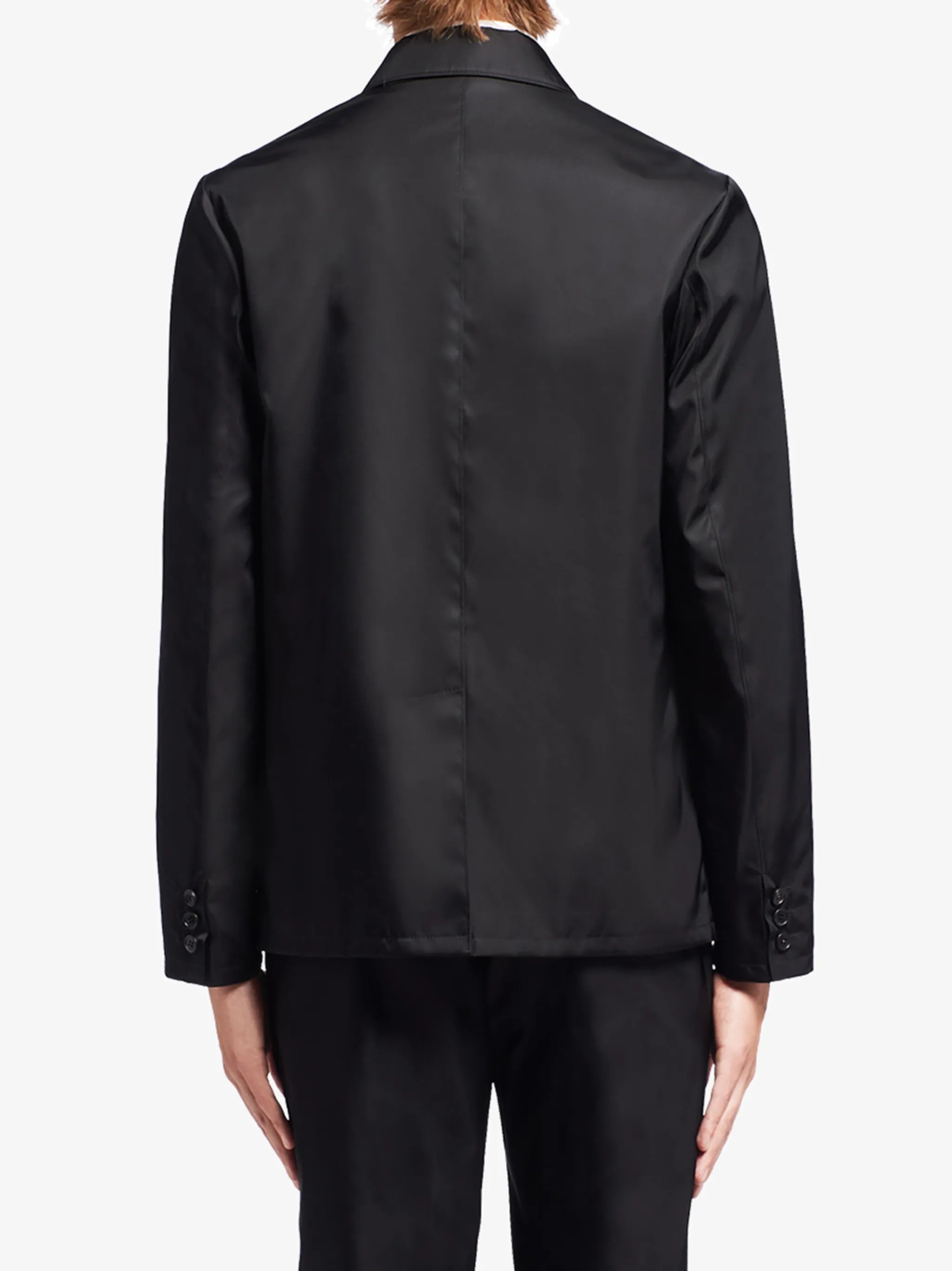 Re-Nylon single-breasted jacket